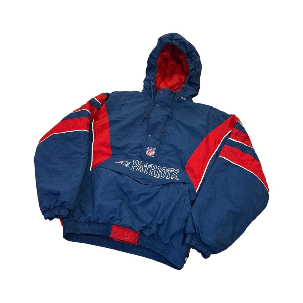 Vintage 1996 Starter New England Patriots NFL Pro Line Hooded Puffer Jacket XL