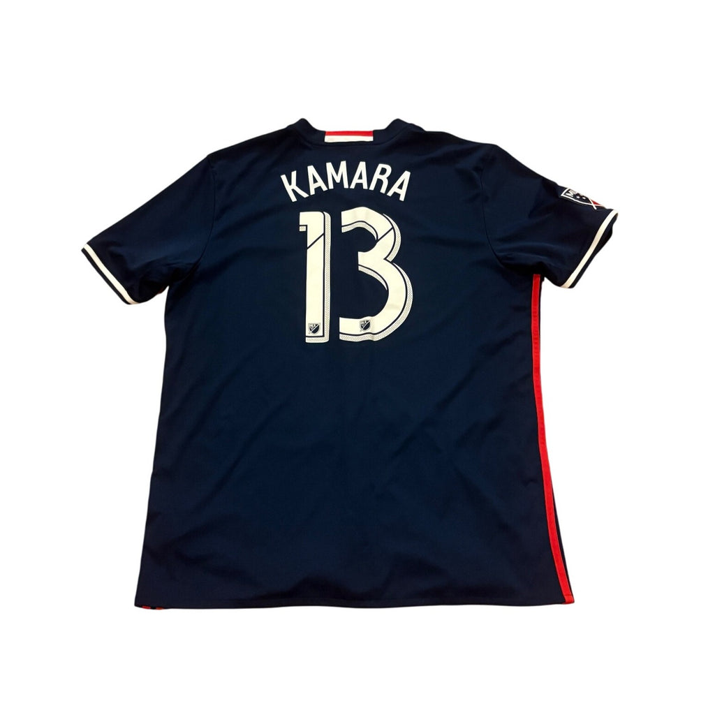 Adidas 2016 New England Revolution Kei Kamara #13 Home Kit MLS Soccer Jersey XL