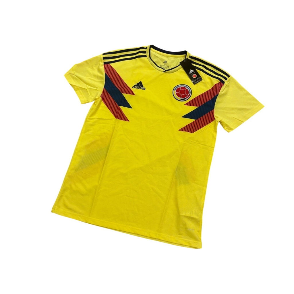 Adidas Climalite 2018 Colombia Home Kit Soccer Jersey Men's Large NWT