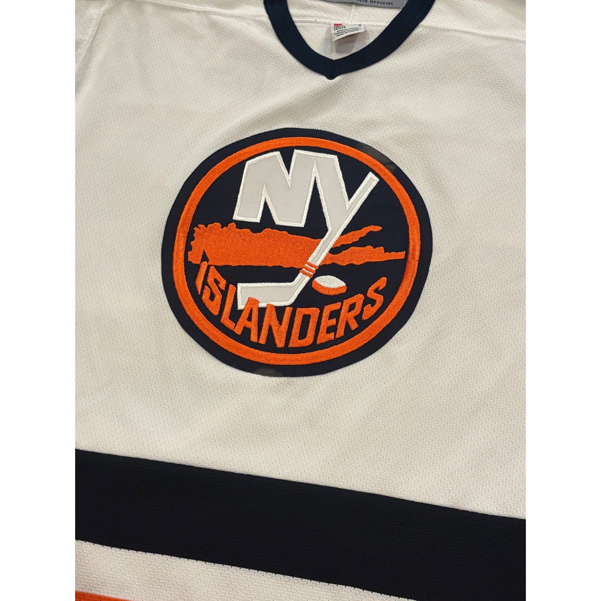 Rare Vintage CCM New York Islanders Alexei Yashin #79 White NHL Hockey Jersey M
