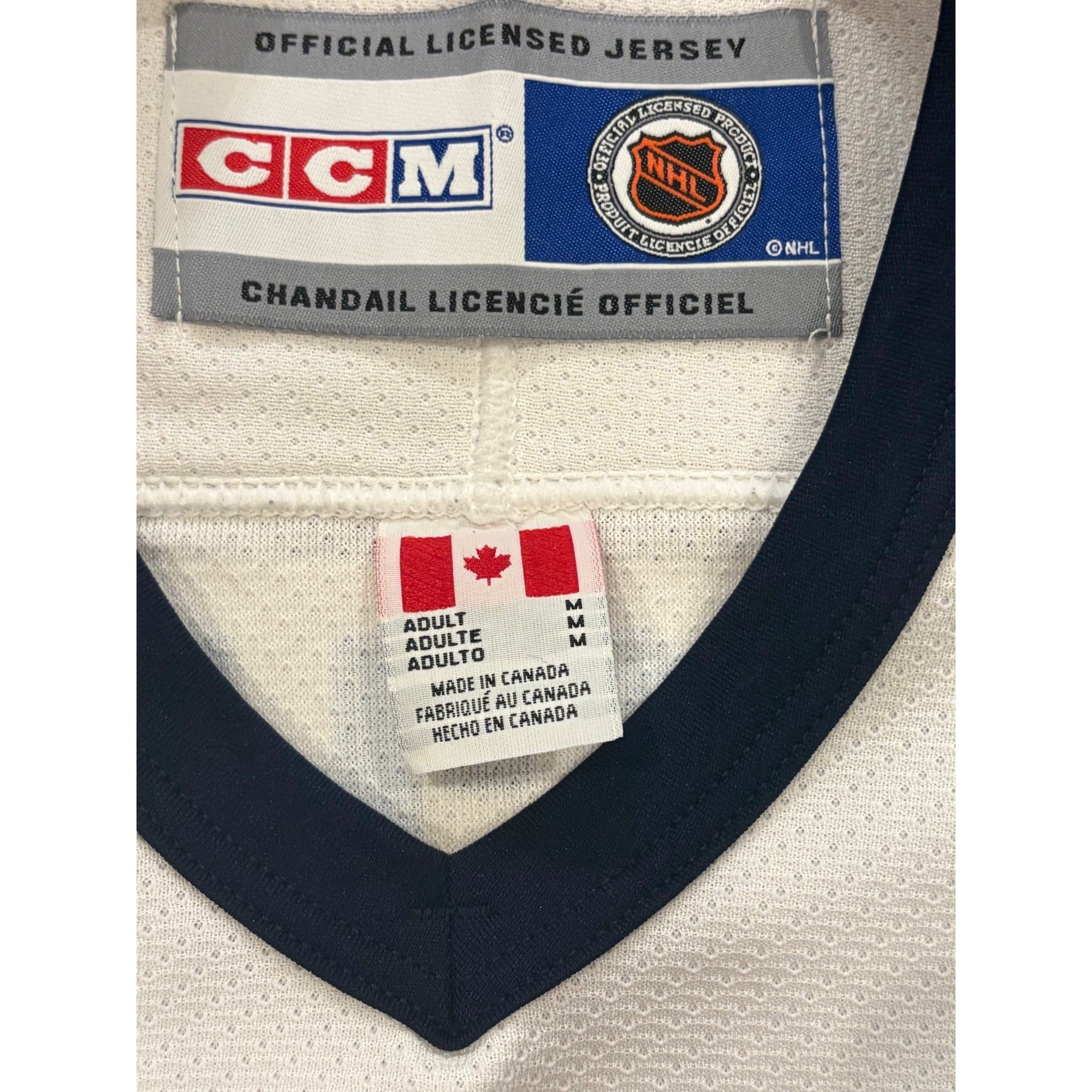 Rare Vintage CCM New York Islanders Alexei Yashin #79 White NHL Hockey Jersey M