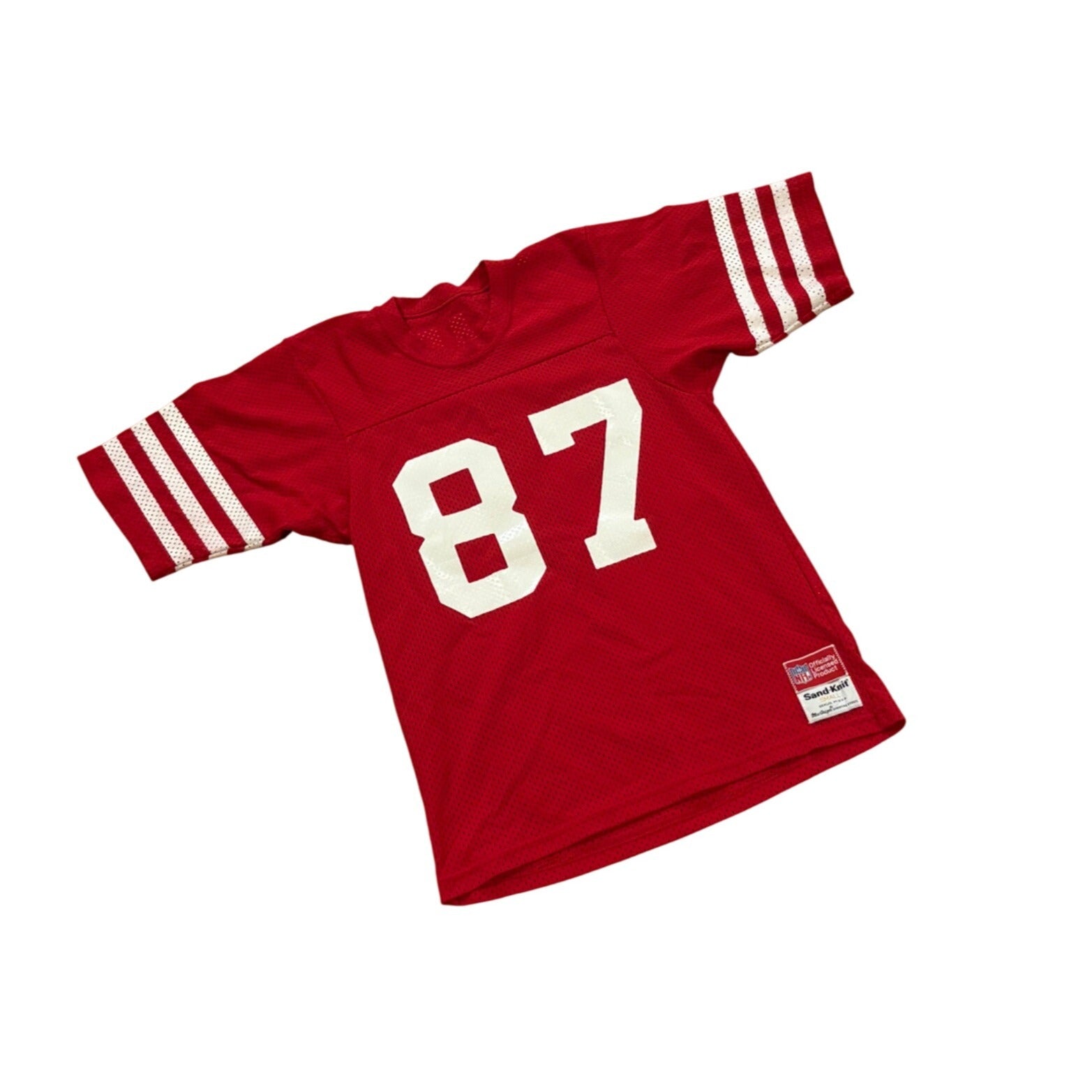 Vintage 1980's MacGregor Sand Knit San Francisco 49ers Dwight Clark #87 Jersey S