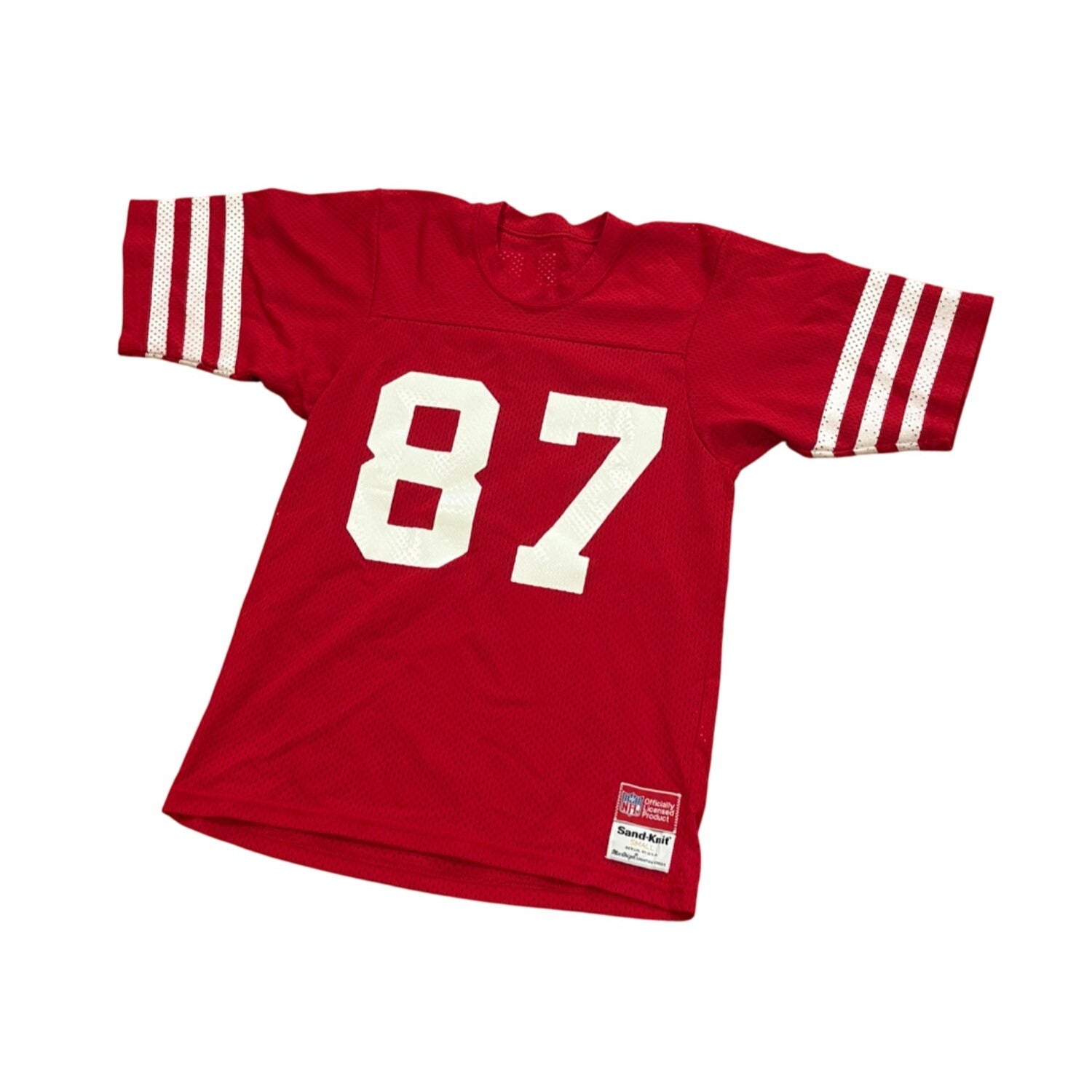 Vintage 1980's MacGregor Sand Knit San Francisco 49ers Dwight Clark #87 Jersey S