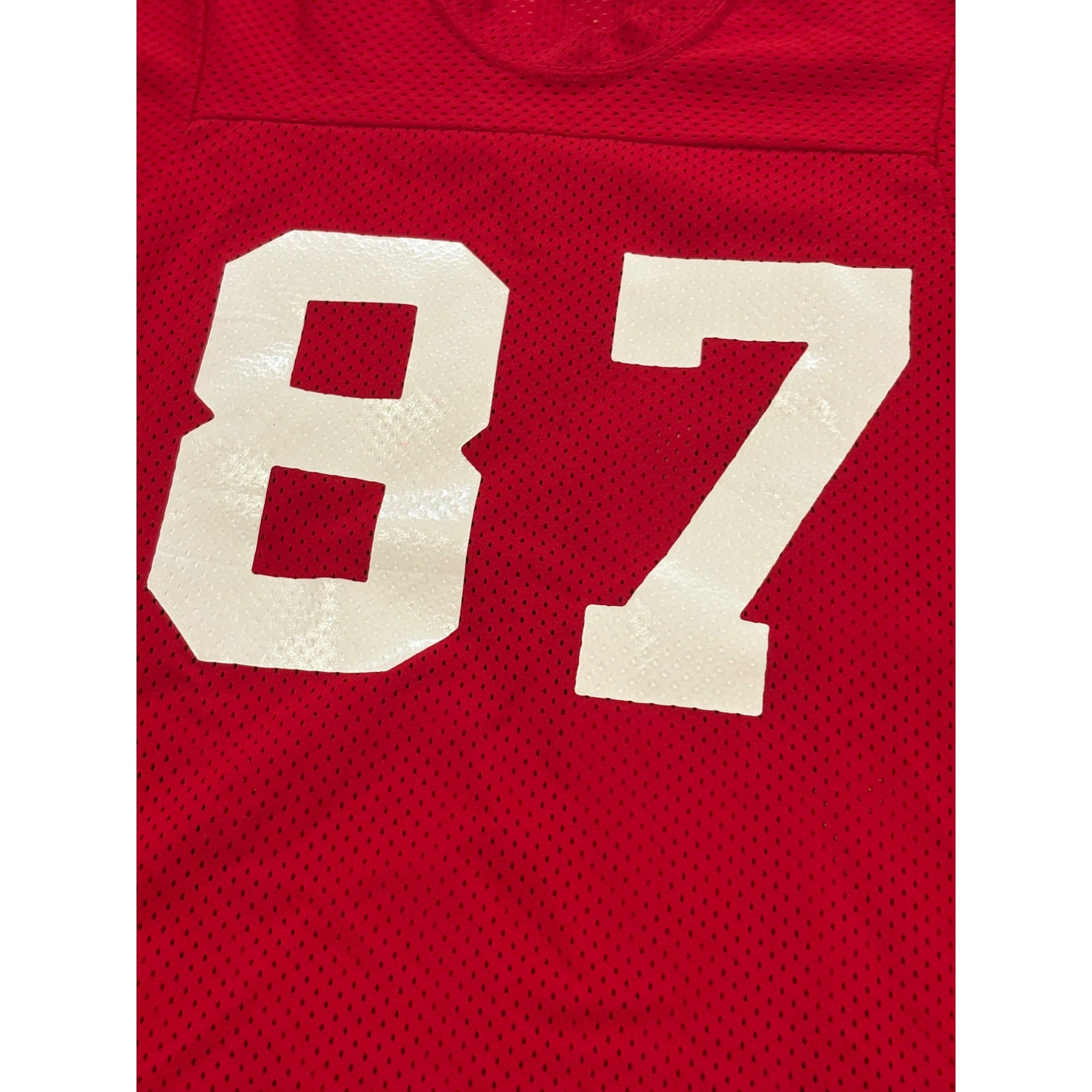 Vintage 1980's MacGregor Sand Knit San Francisco 49ers Dwight Clark #87 Jersey S