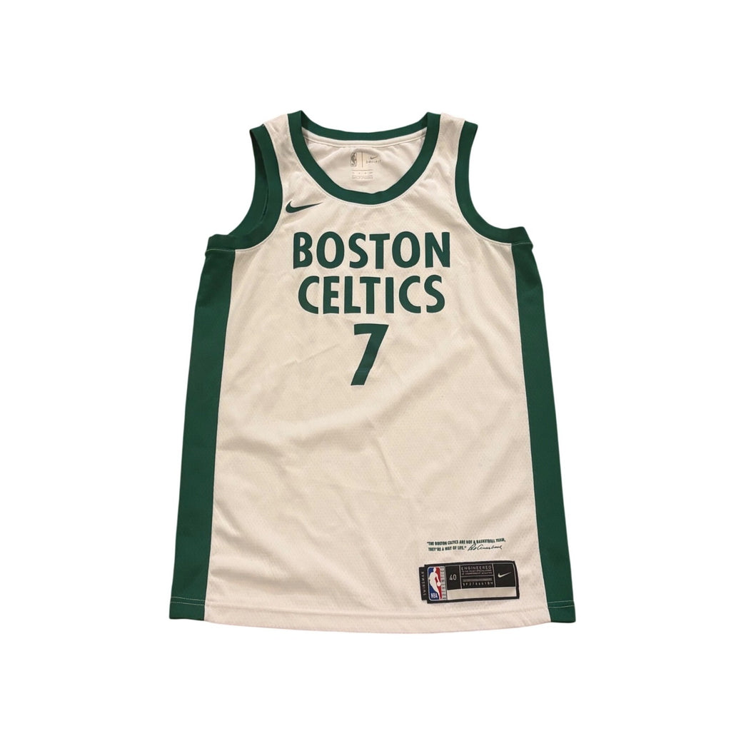 Nike 2020-21 Boston Celtics Jaylen Brown #7 City Edition NBA Jersey Men's 40