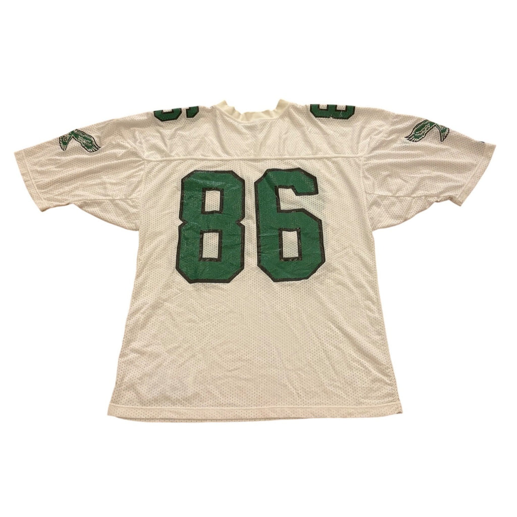 Vintage Russell Athletic Philadelphia Eagles Fred Barnett #86 White NFL Jersey