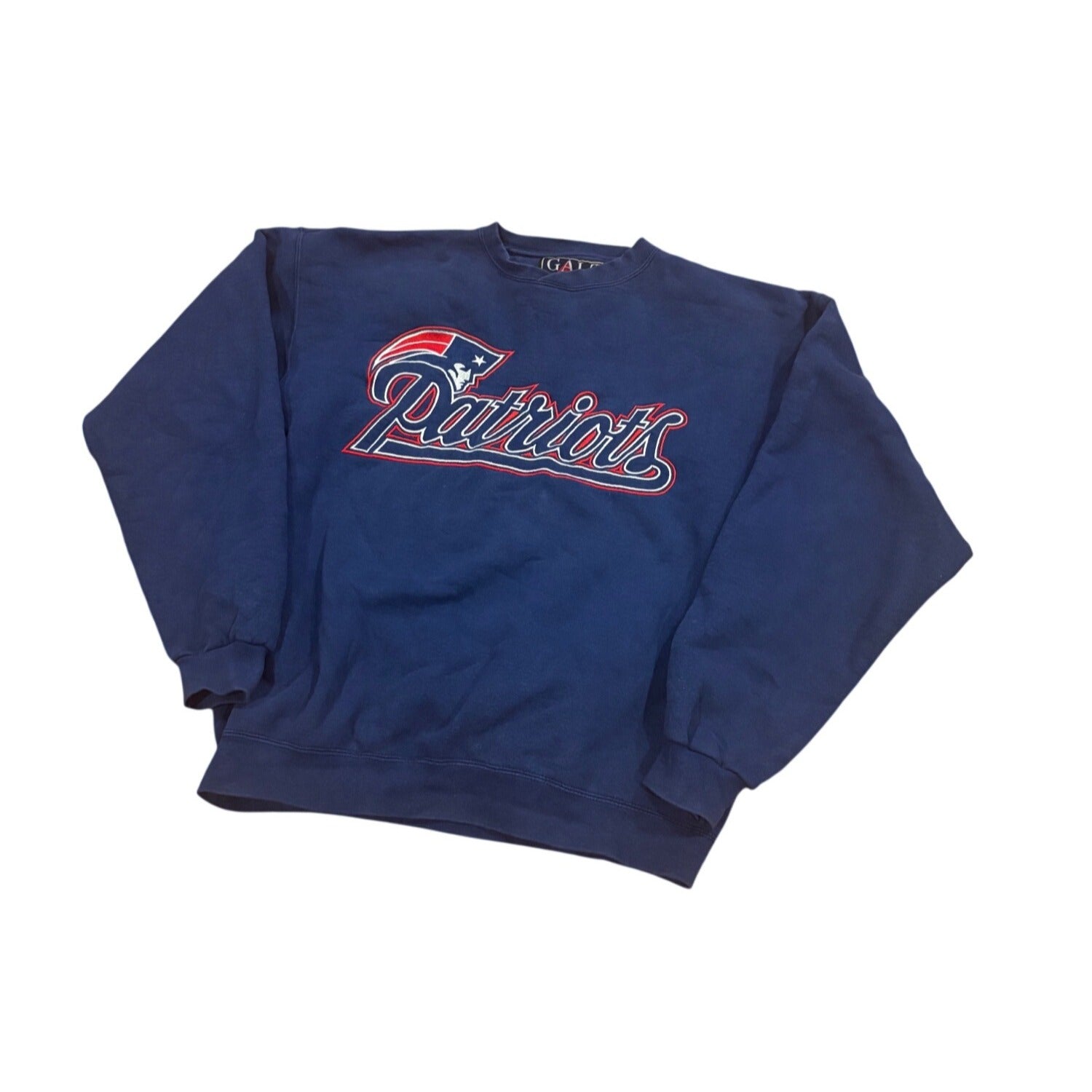 Vintage Galt Sand New England Patriots NFL Crewneck Sweatshirt Made in USA Large