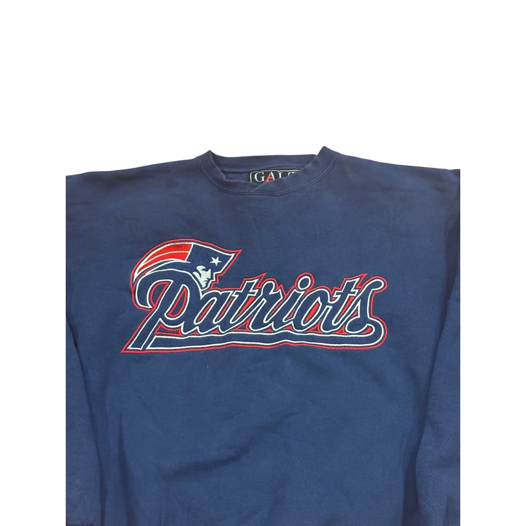 Vintage Galt Sand New England Patriots NFL Crewneck Sweatshirt Made in USA Large