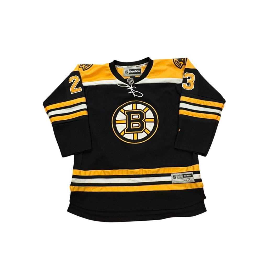 Reebok Boston Bruins Chris Kelly #23 Stitched Black NHL Hockey Jersey Youth L/XL