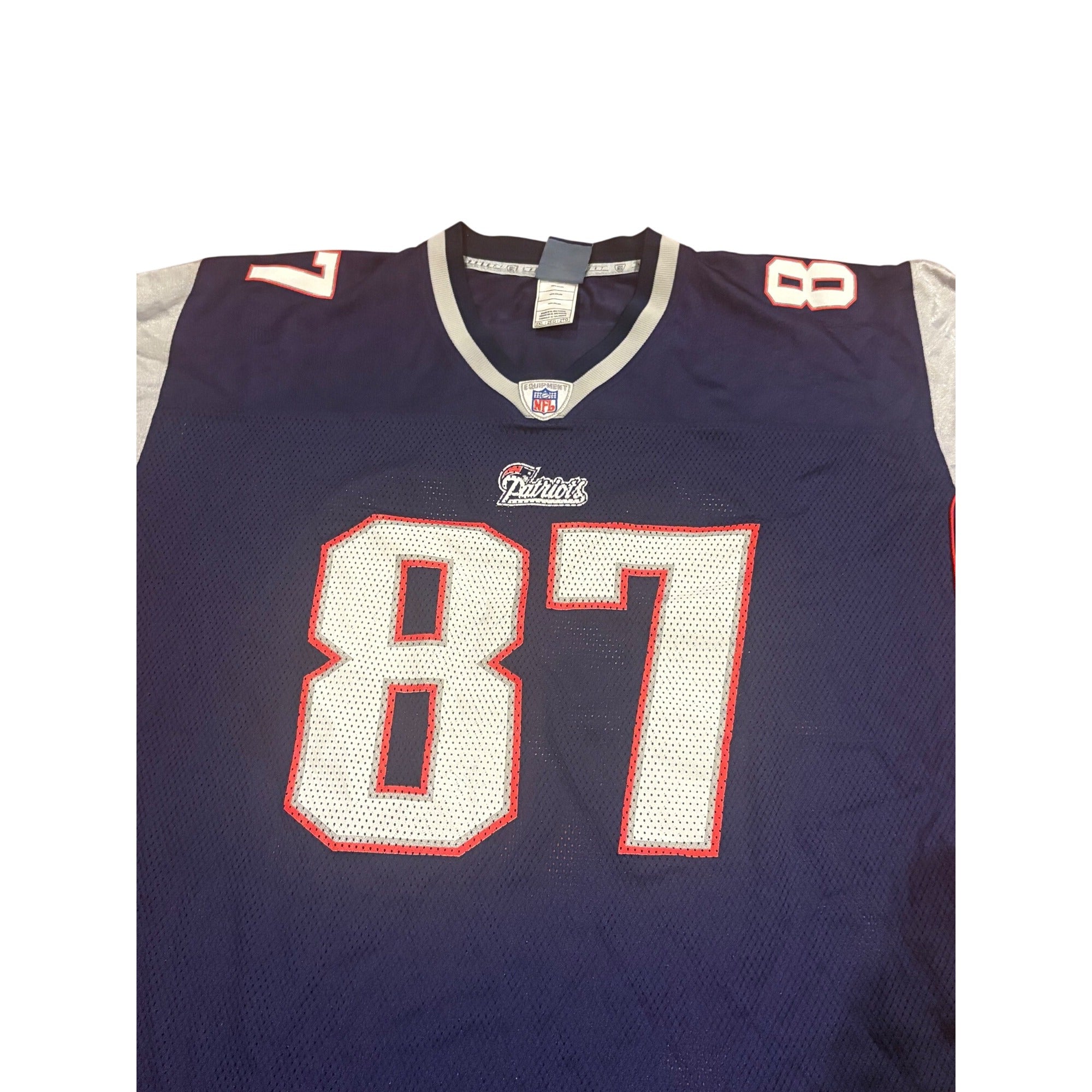 Reebok New England Patriots Rob Gronkowski Blue NFL Football Jersey Men's 2XL