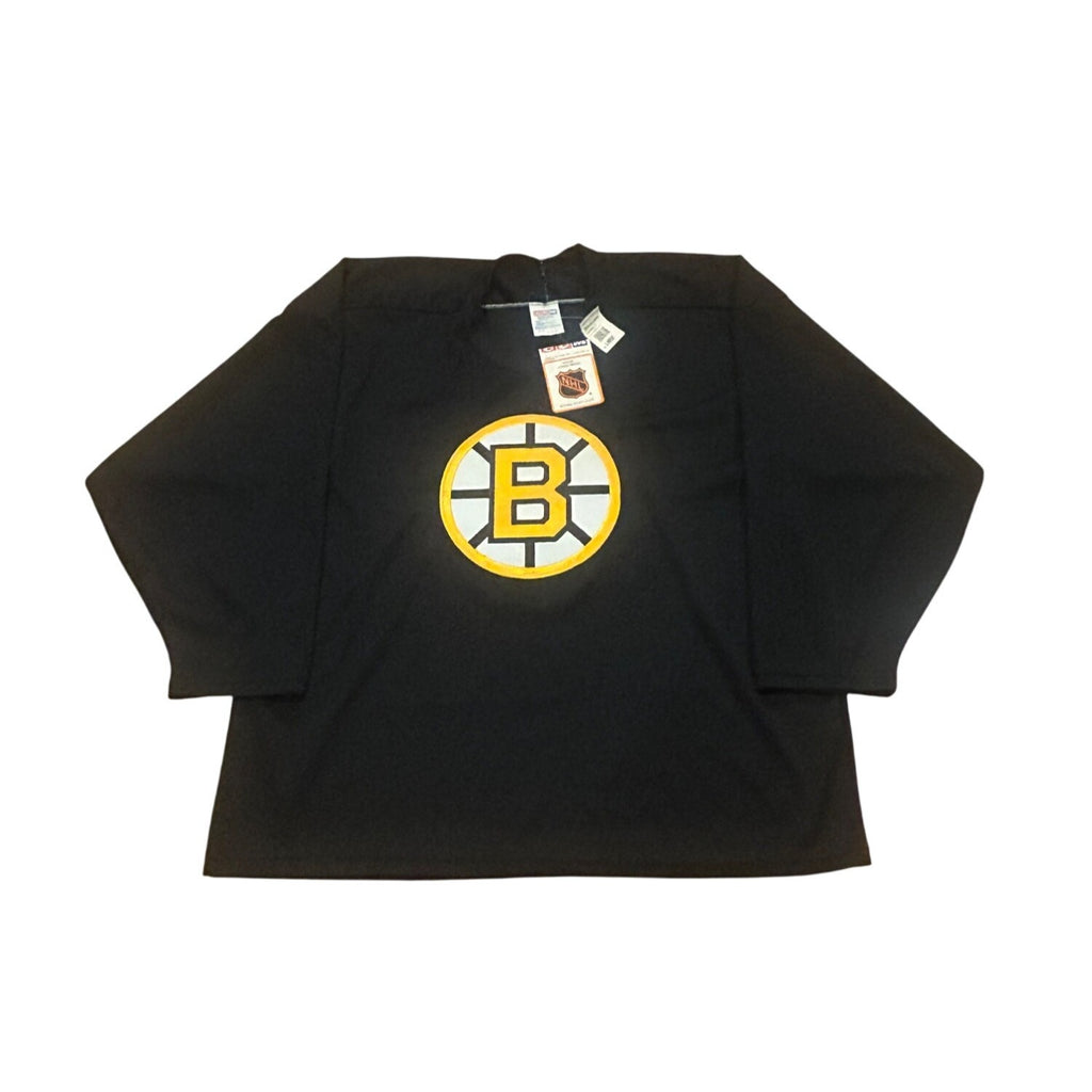 Deadstock Vintage 1990's Boston Bruins CCM Maska NHL Practice Jersey Men's Large