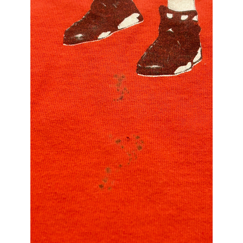 Vintage 1990's Nike Air Jordan Flight School Single Stitch T-Shirt Red Men's L