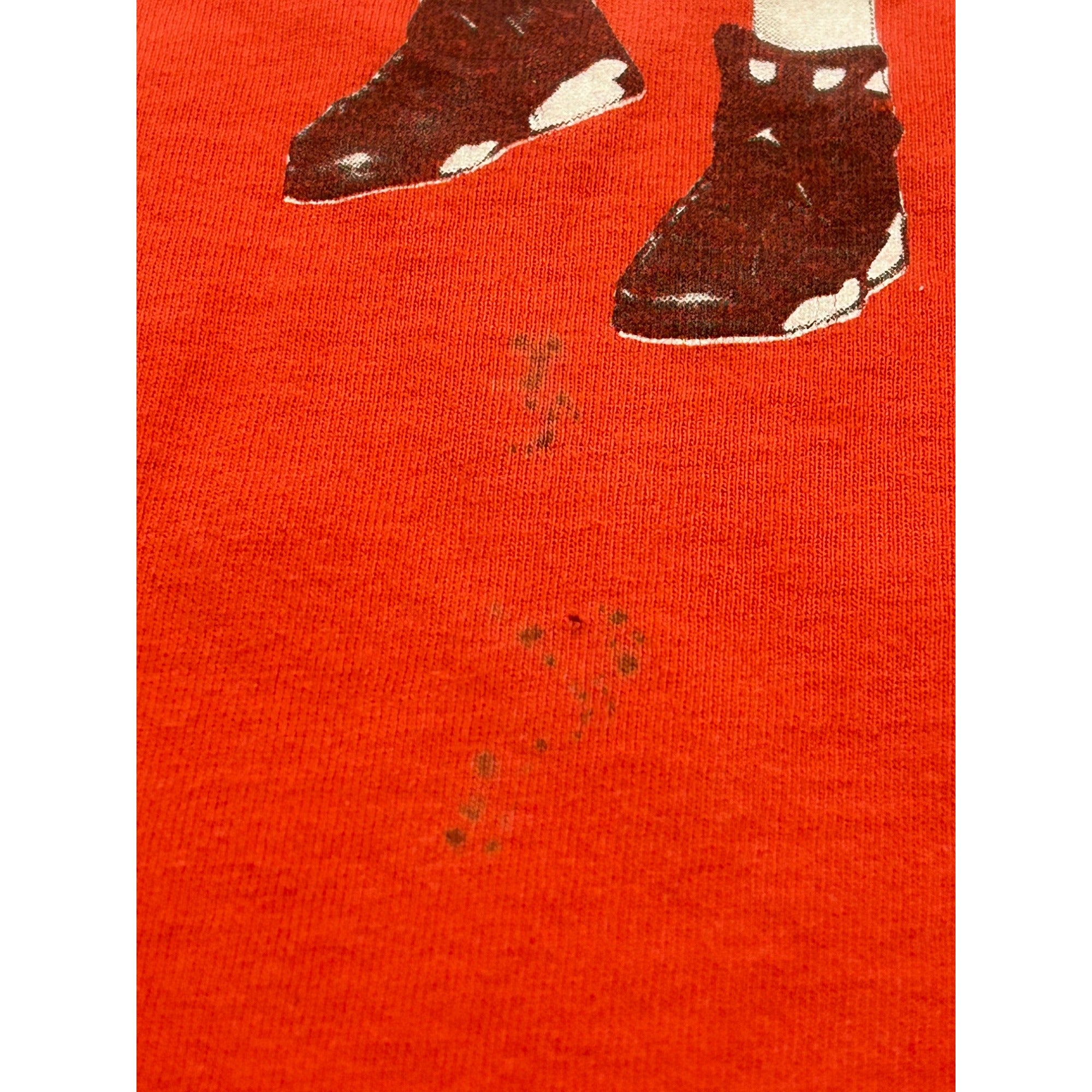 Vintage 1990's Nike Air Jordan Flight School Single Stitch T-Shirt Red Men's L