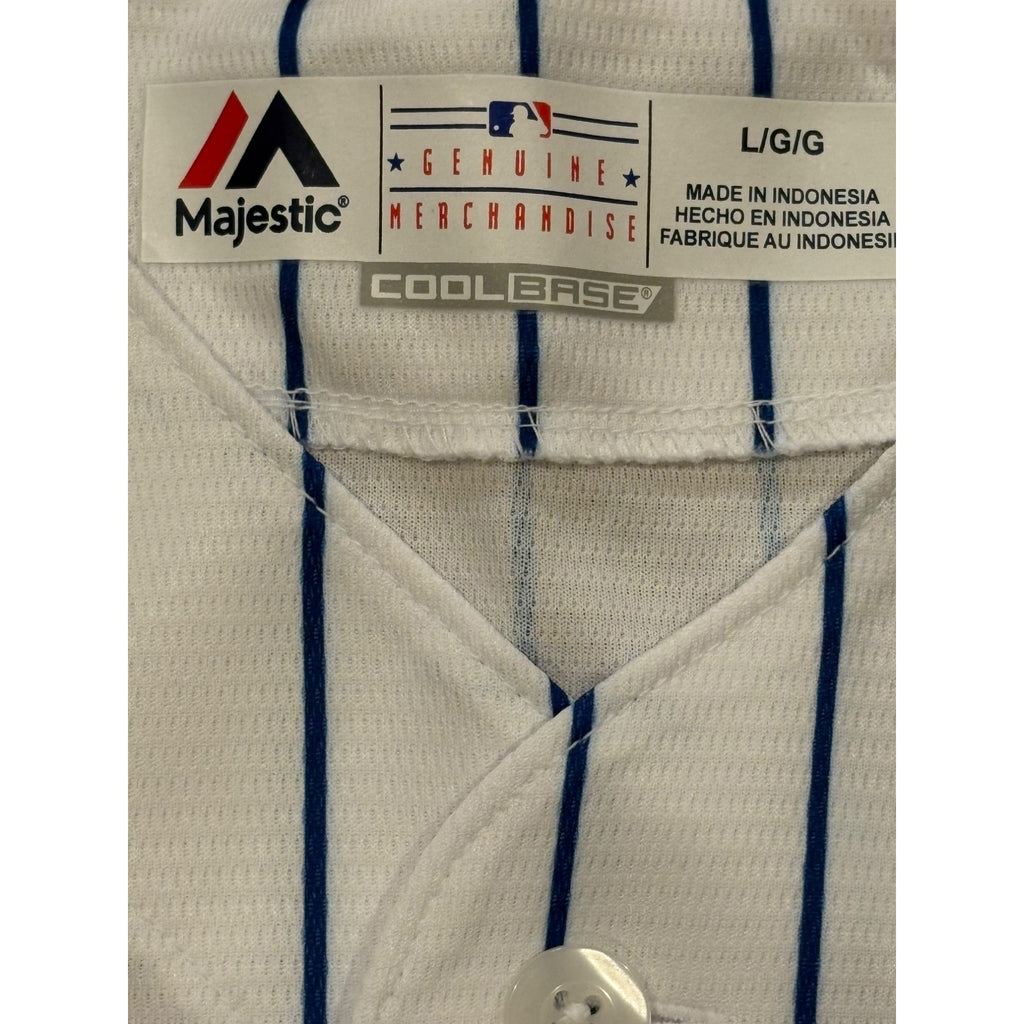 Majestic Chicago Cubs Cool Base MLB Baseball Jersey White Men's Size Large NEW