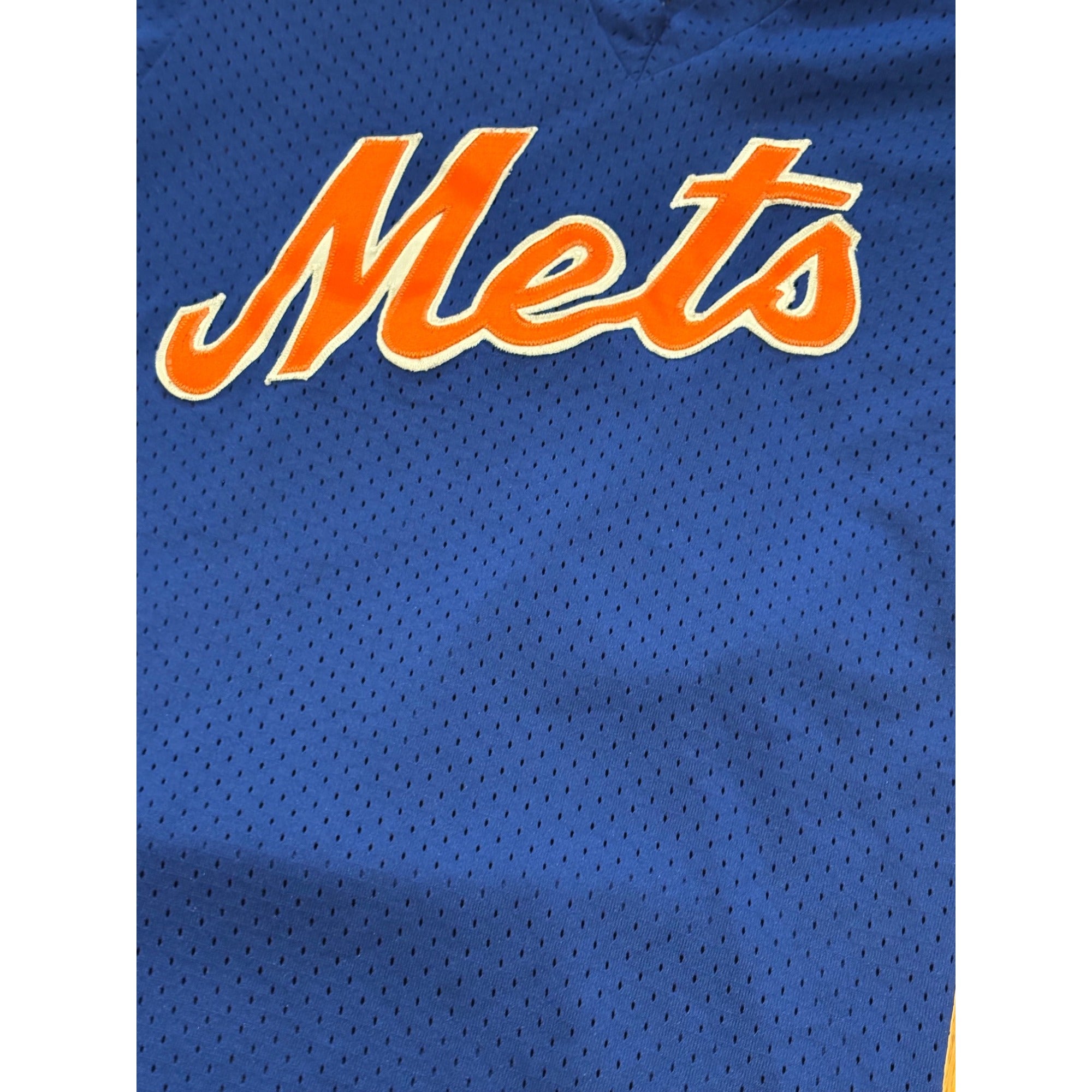 Vintage 1980's Majestic New York Mets Blue Mesh Batting Practice Jersey Men's M