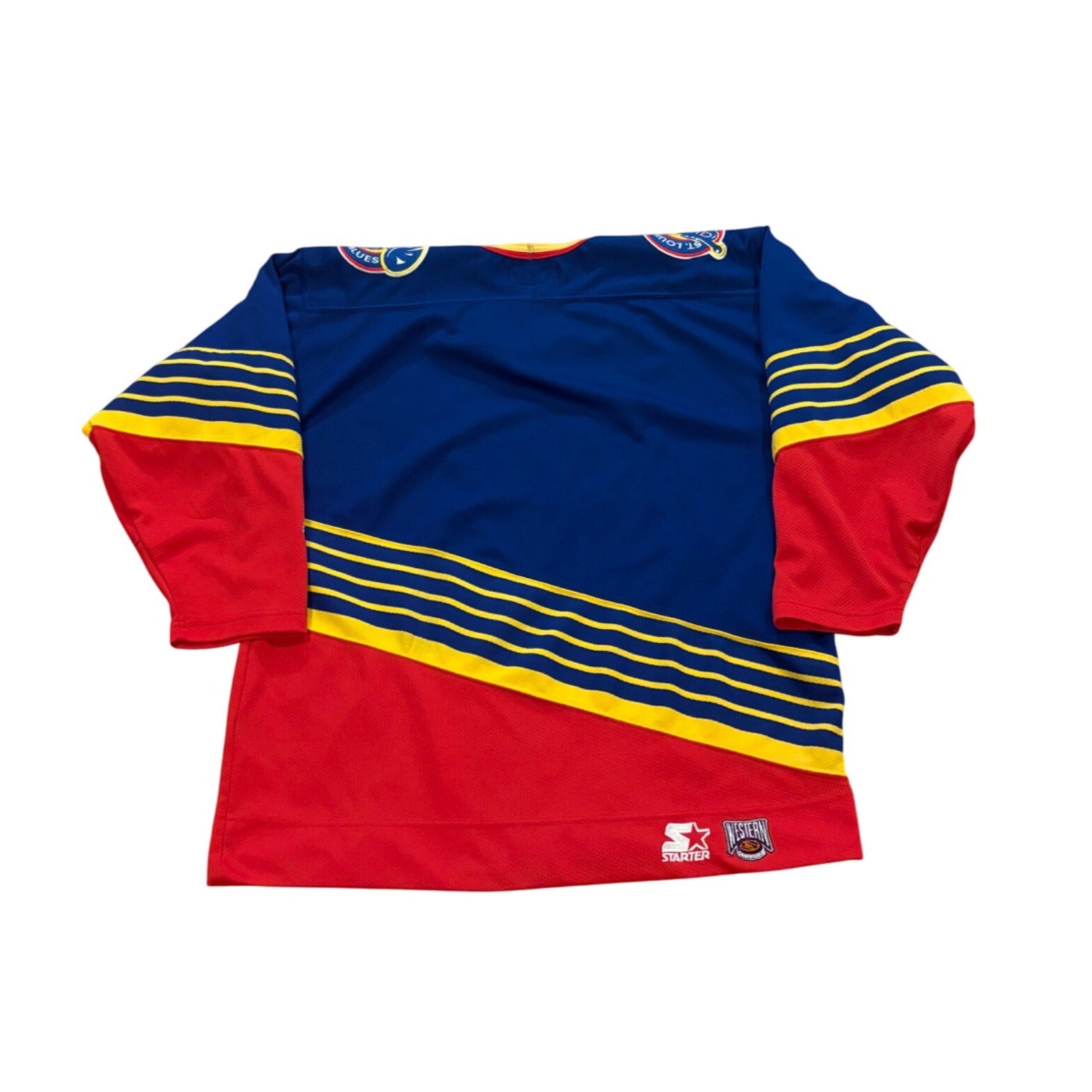 Vintage 90's Starter St. Louis Blues Away NHL Hockey Jersey Men's Large