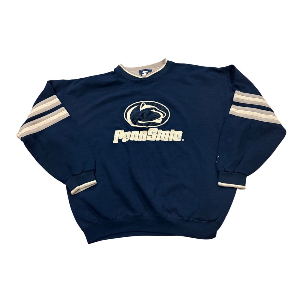 Vintage 90s Starter Penn State Nittany Lions Crewneck Sweatshirt Men's Large