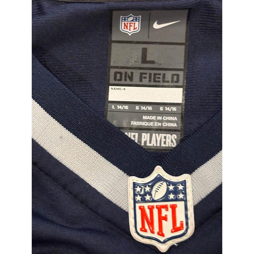 Nike New England Patriots Tom Brady #12 Blue NFL Football Jersey Youth Large