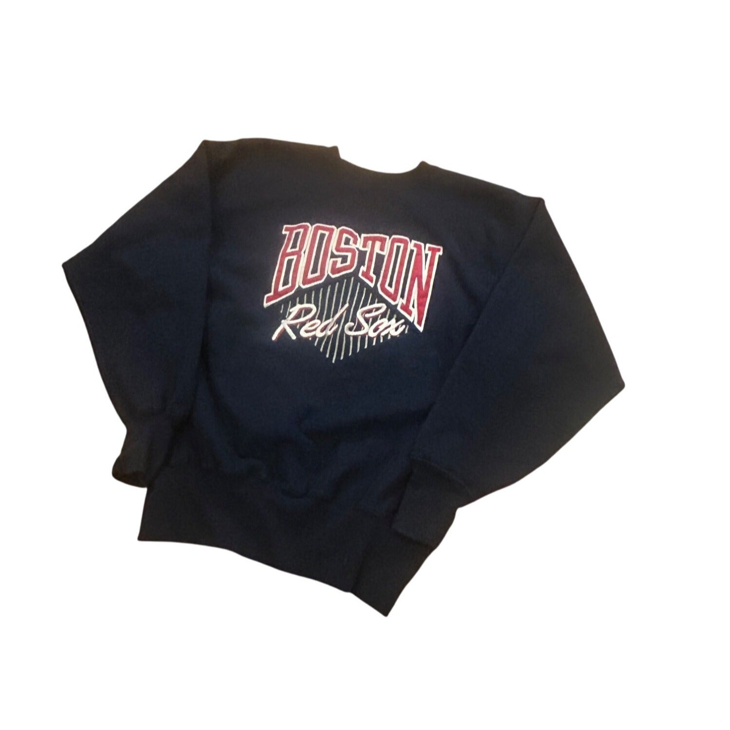 Vintage 1990's Champion Reverse Boston Red Sox Crewneck Sweatshirt Blue Men's L