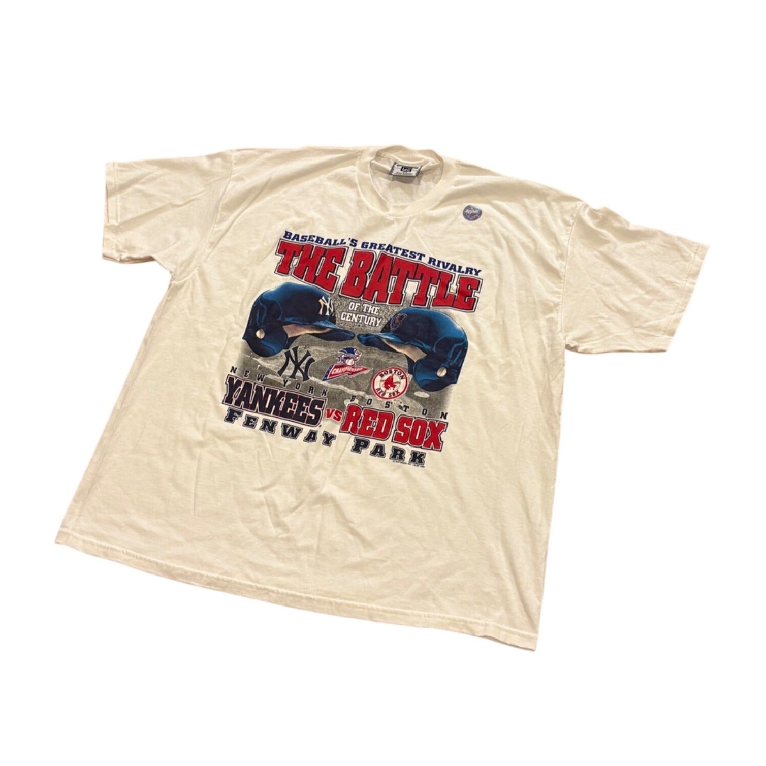 Vintage Lee 1999 ALCS Boston Red Sox New York Yankees T-Shirt Men's 2XL NEW