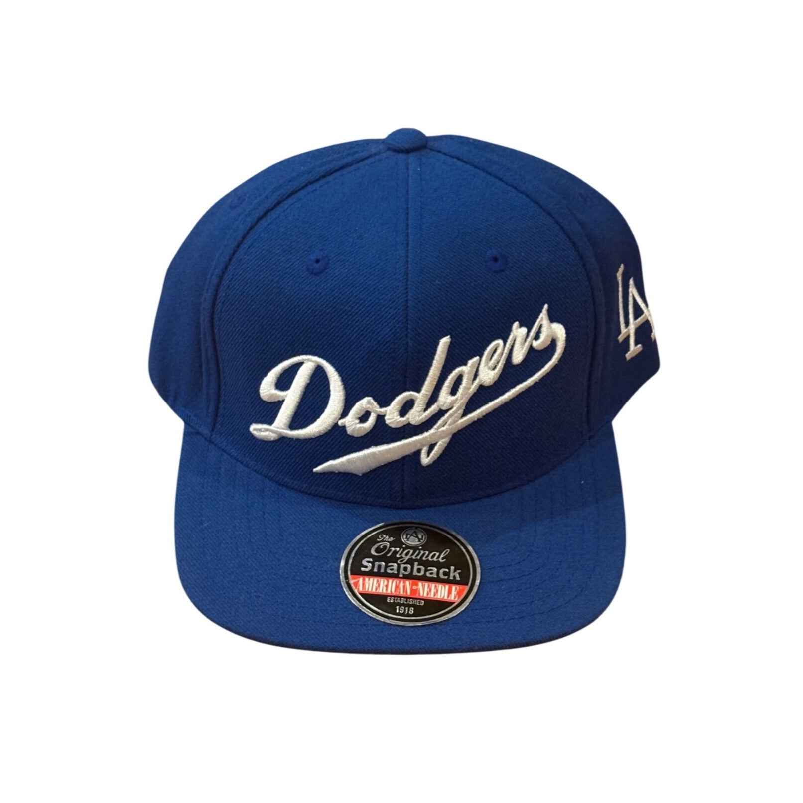 NWT American Needle Los Angeles Dodgers MLB Baseball Blue Wool Snapback Hat