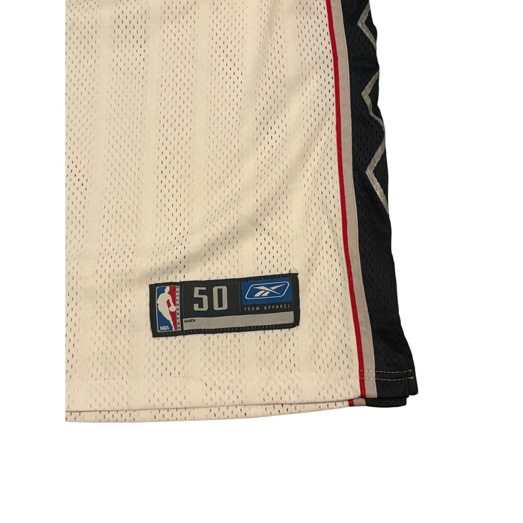 Reebok New Jersey Nets Vince Carter #15 Signed NBA Basketball Jersey Men's 50