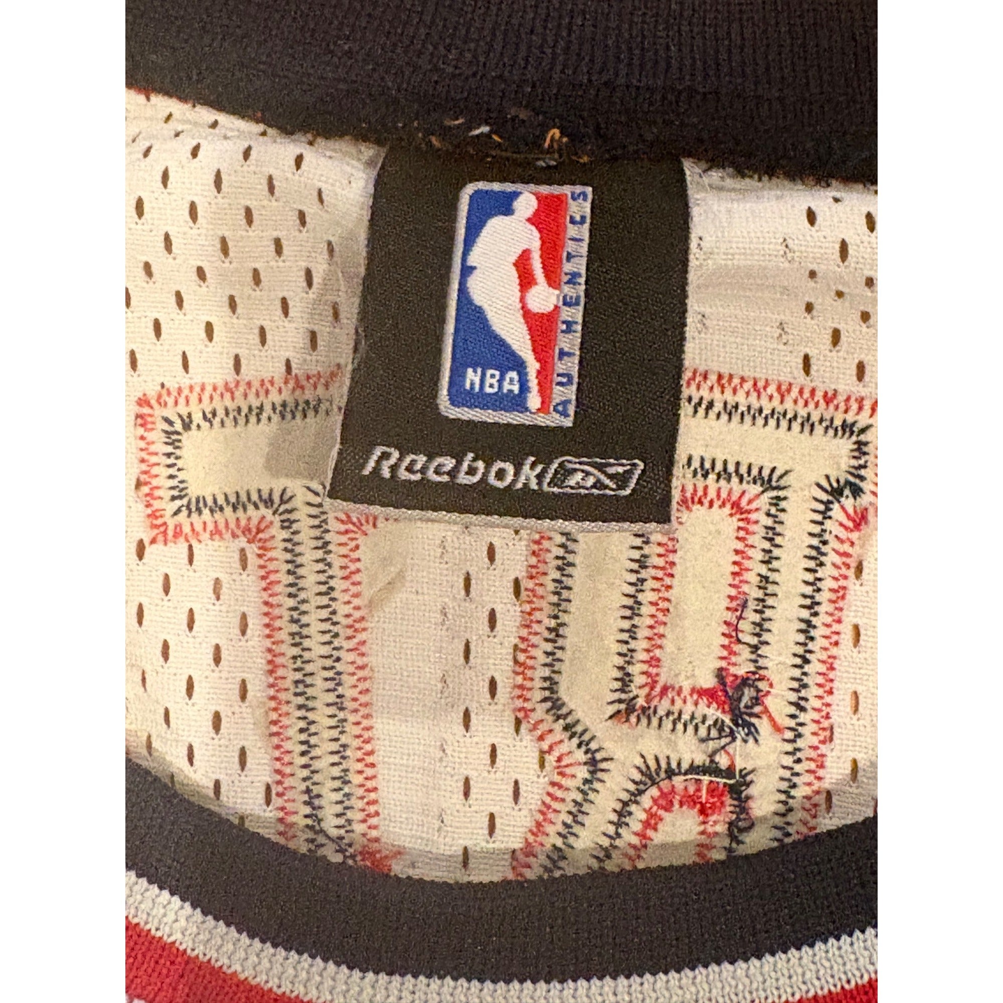 Reebok New Jersey Nets Vince Carter #15 Signed NBA Basketball Jersey Men's 50