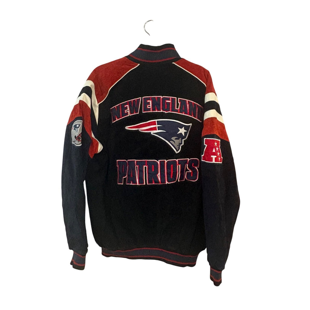 New England Patriots NFL Men's G-III Faux Leather Suede Jacket Men's XL