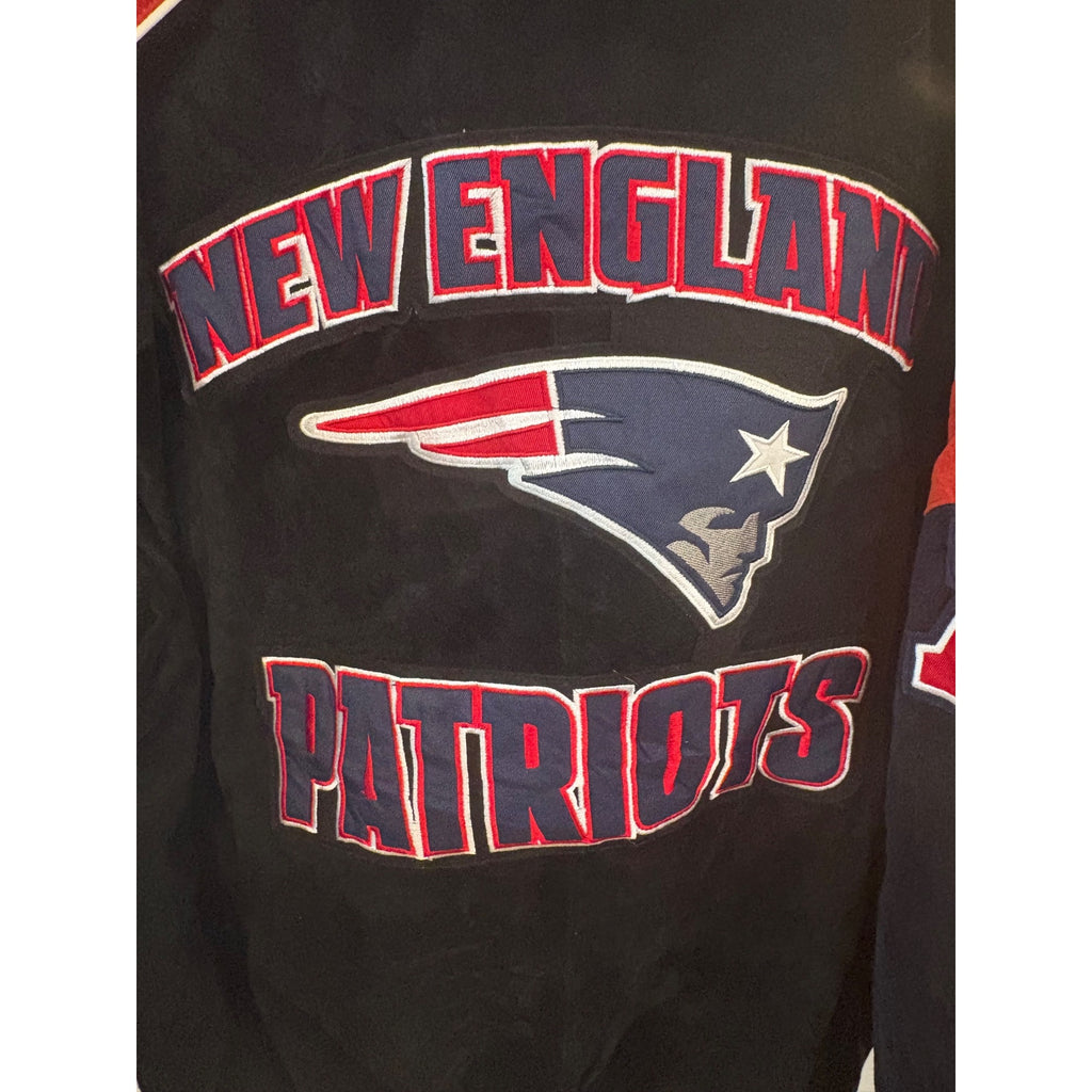 New England Patriots NFL Men's G-III Faux Leather Suede Jacket Men's XL