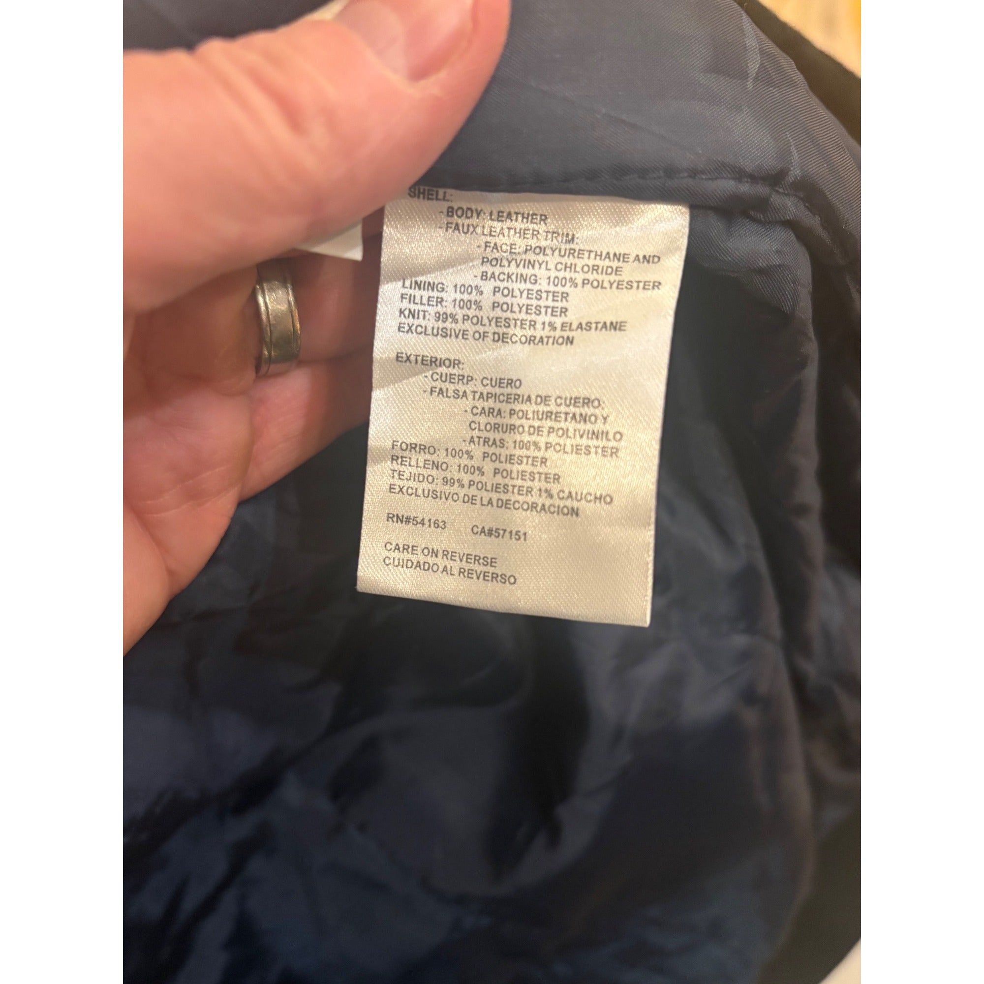 New England Patriots NFL Men's G-III Faux Leather Suede Jacket Men's XL