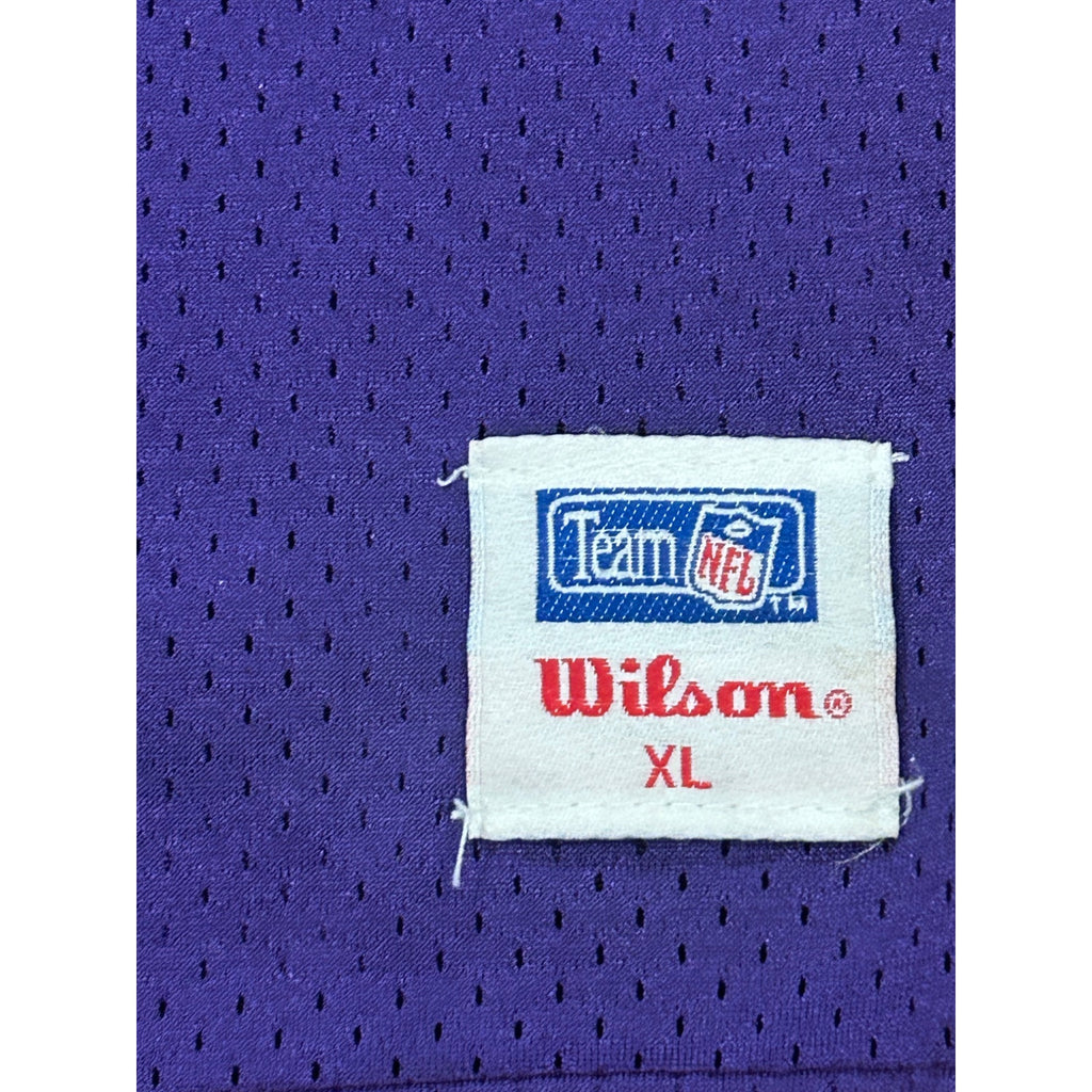 Vintage 1990's Minnesota Vikings Cris Carter #80 Home Purple NFL Jersey Men's XL