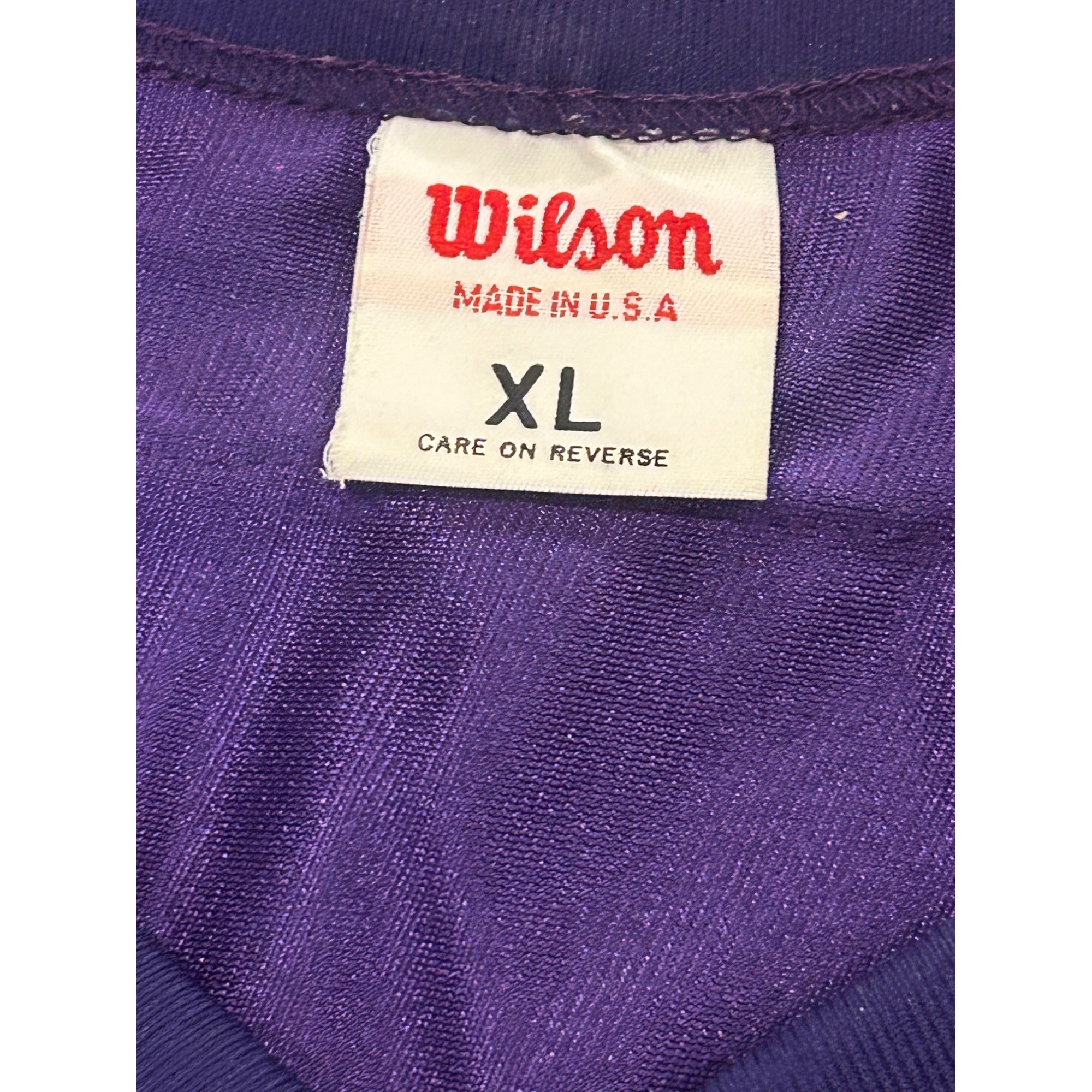 Vintage 1990's Minnesota Vikings Cris Carter #80 Home Purple NFL Jersey Men's XL