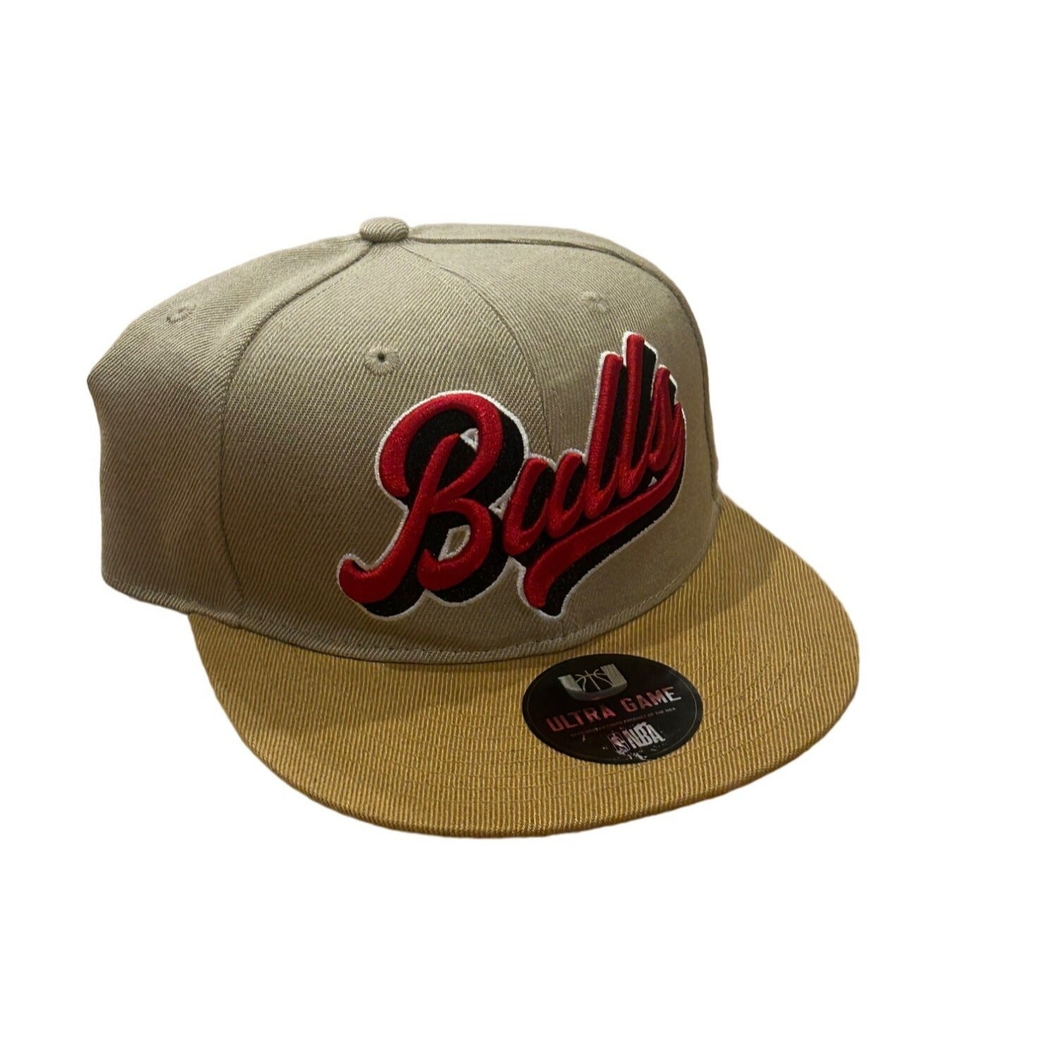 Chicago Bulls Ultra Game NBA Brown Snapback Hat OSFA Brand New with Tags