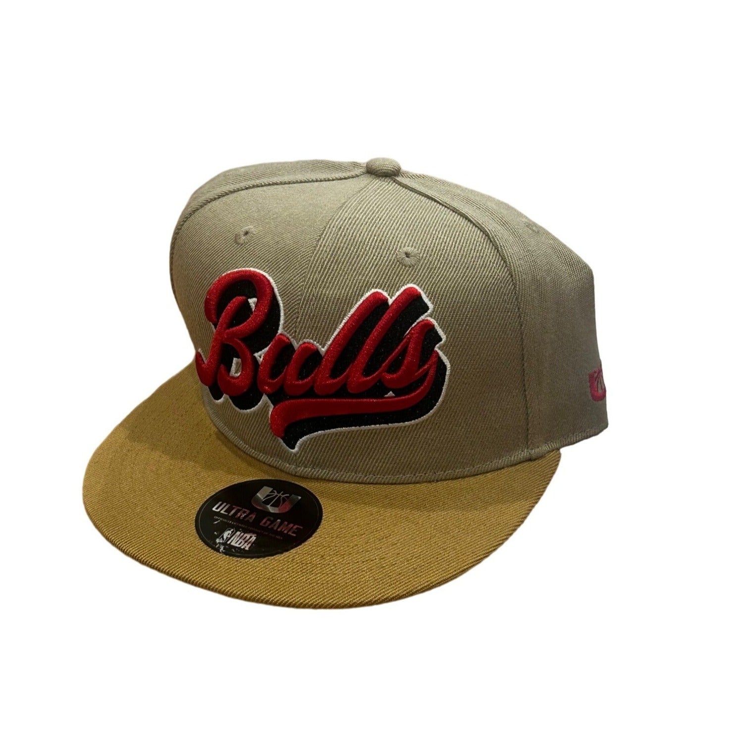 Chicago Bulls Ultra Game NBA Brown Snapback Hat OSFA Brand New with Tags