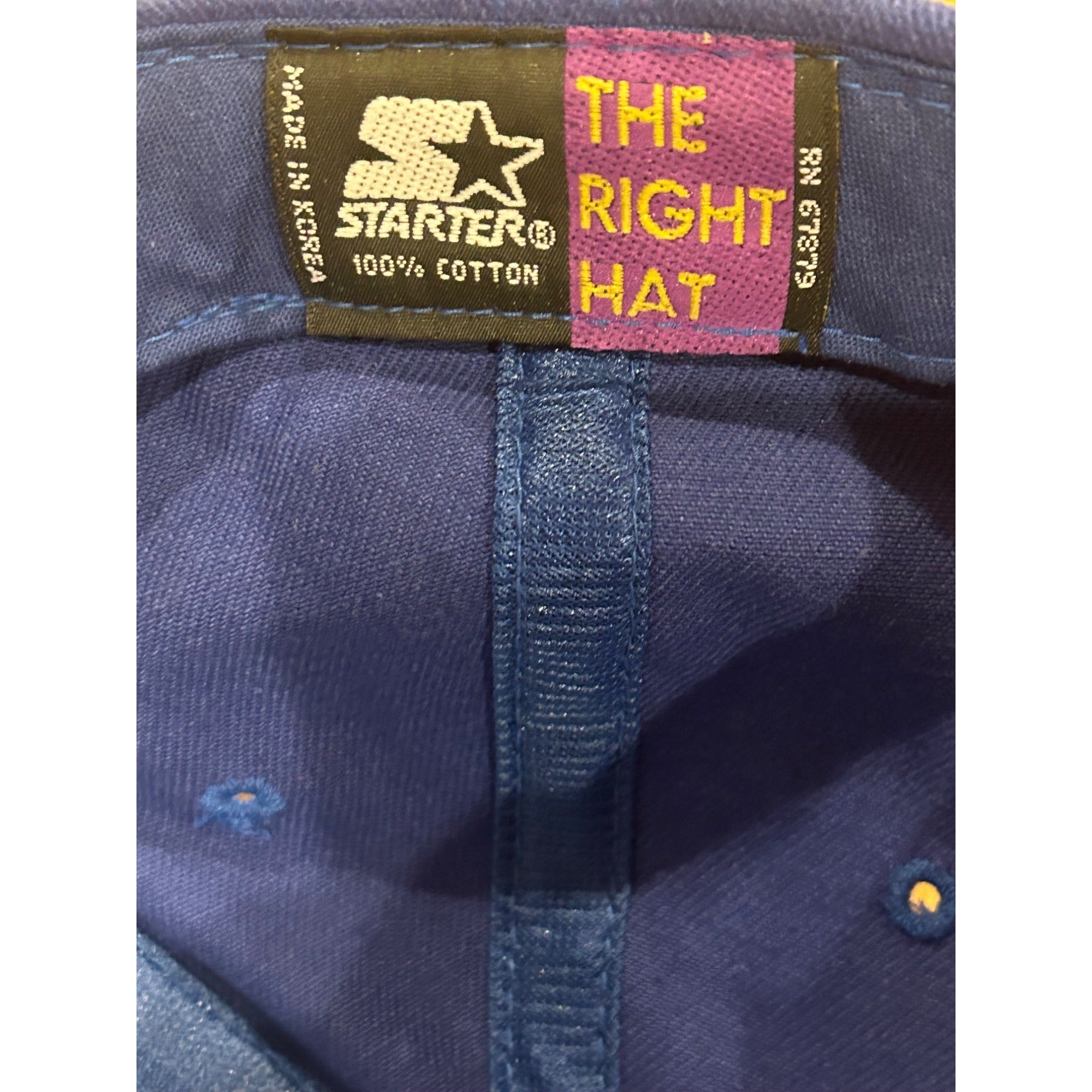 Vintage 1990's Starter Florida Gators The Right Hat NCAA Snapback Hat