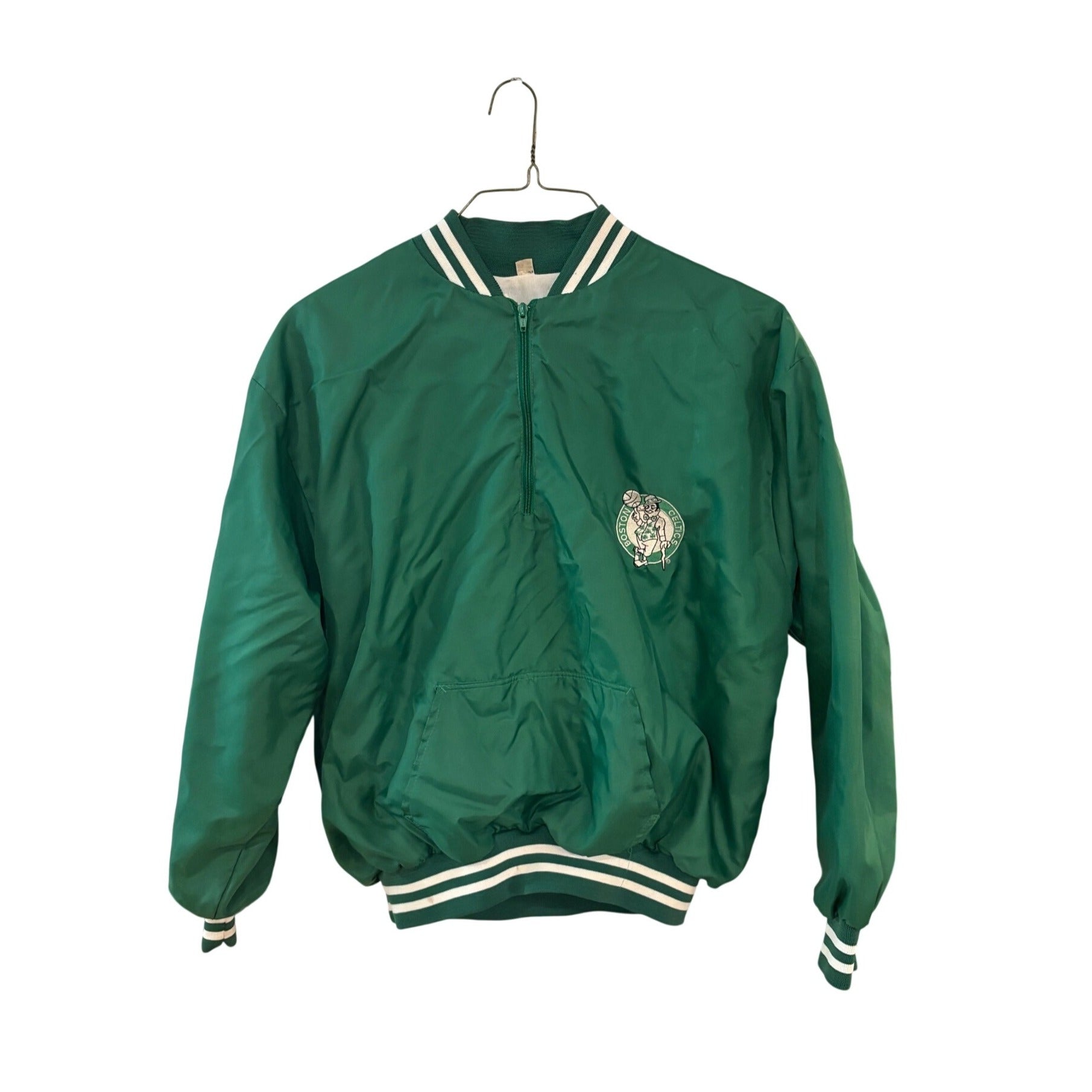 Vintage 90s Chalk Line Boston Celtics 1/4 Zip NBA Jacket Men's 2XL