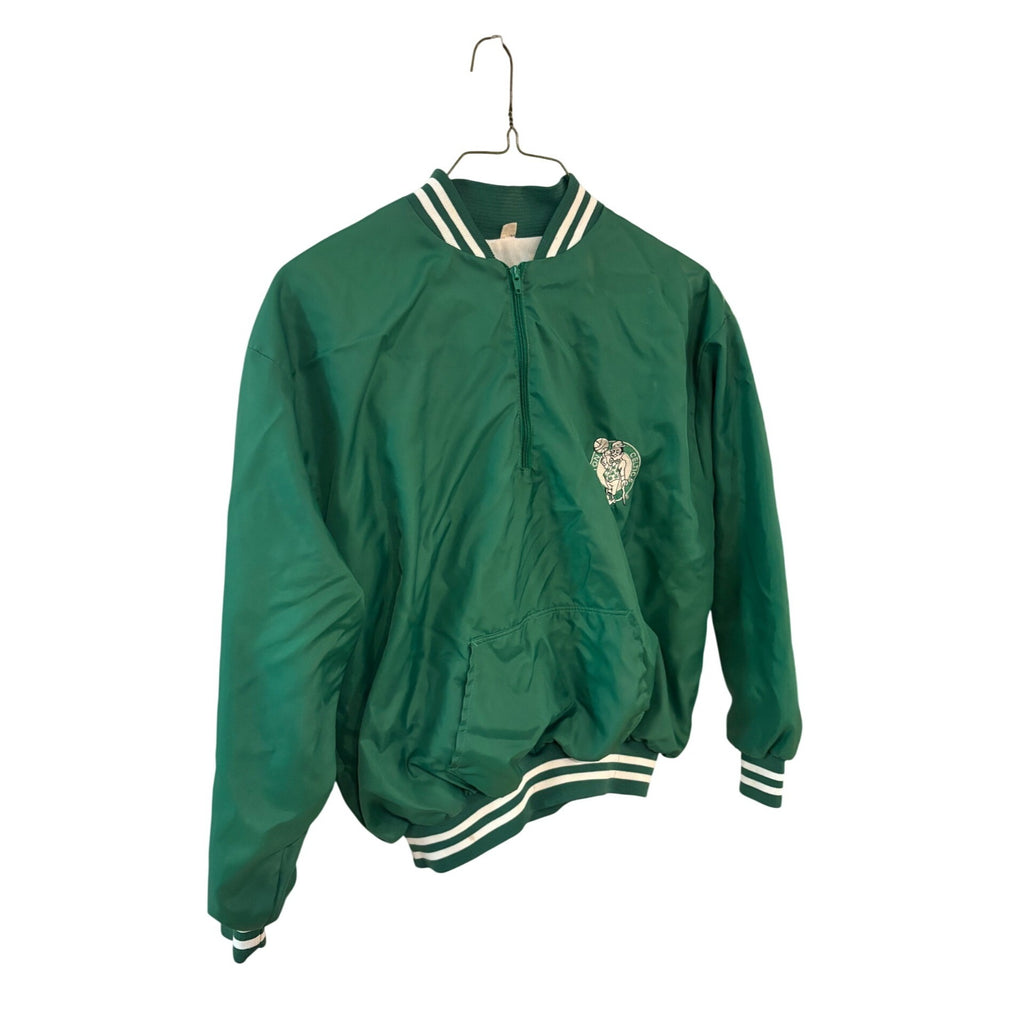 Vintage 90s Chalk Line Boston Celtics 1/4 Zip NBA Jacket Men's 2XL