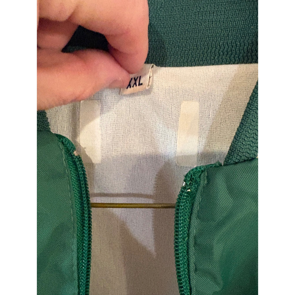 Vintage 90s Chalk Line Boston Celtics 1/4 Zip NBA Jacket Men's 2XL