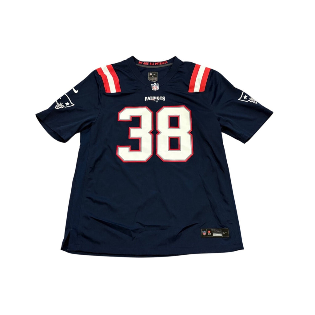 Nike New England Patriots Rhamondre Stevenson #38 NFL Football Jersey Men's XL