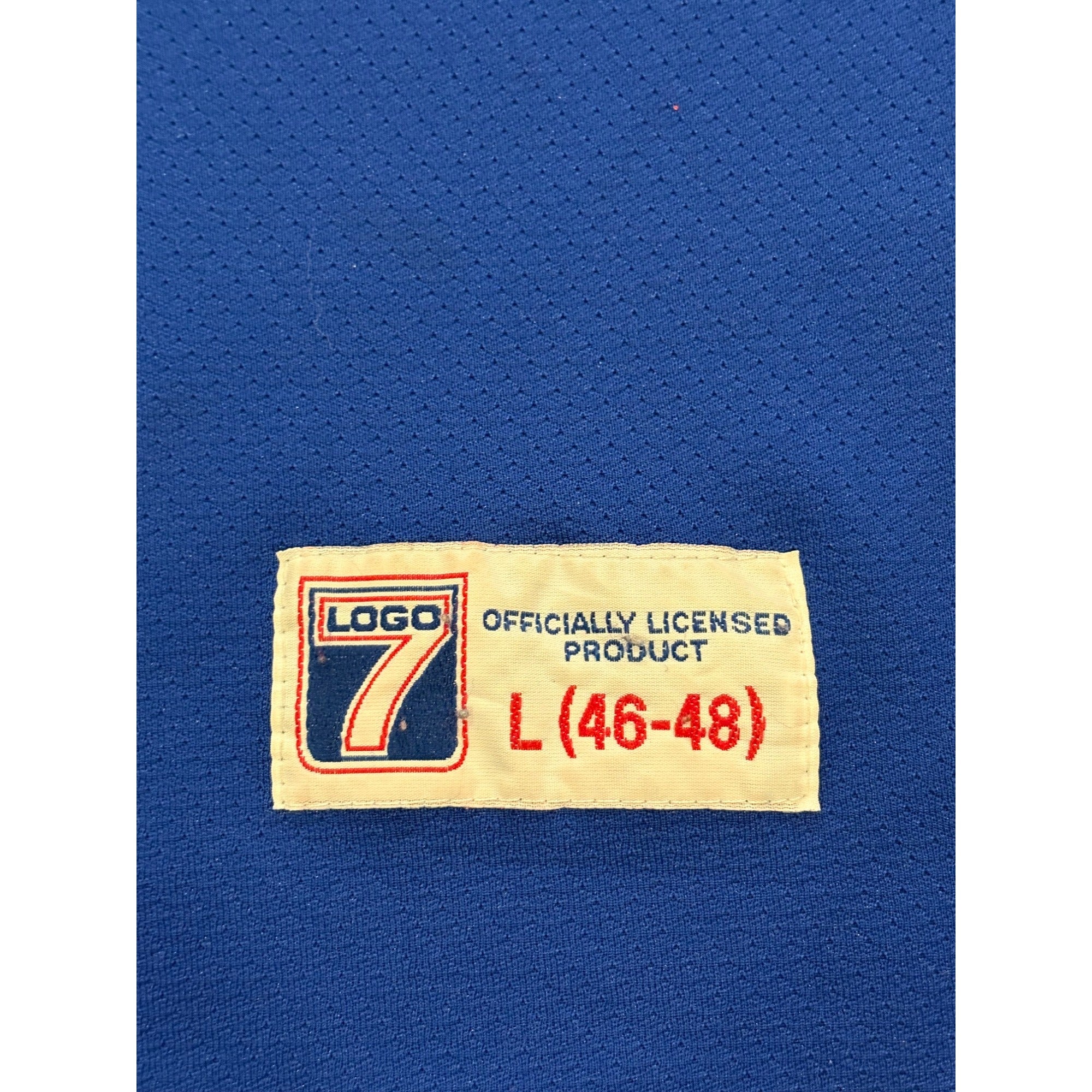 Vintage 90's Logo 7 New England Patriots Drew Bledsoe #11 NFL Jersey Large