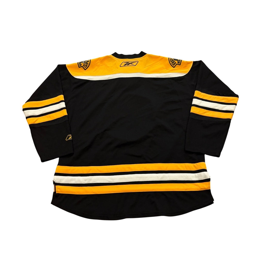 Reebok Boston Bruins Stitched NHL Home Hockey Jersey Black Men's 2XL
