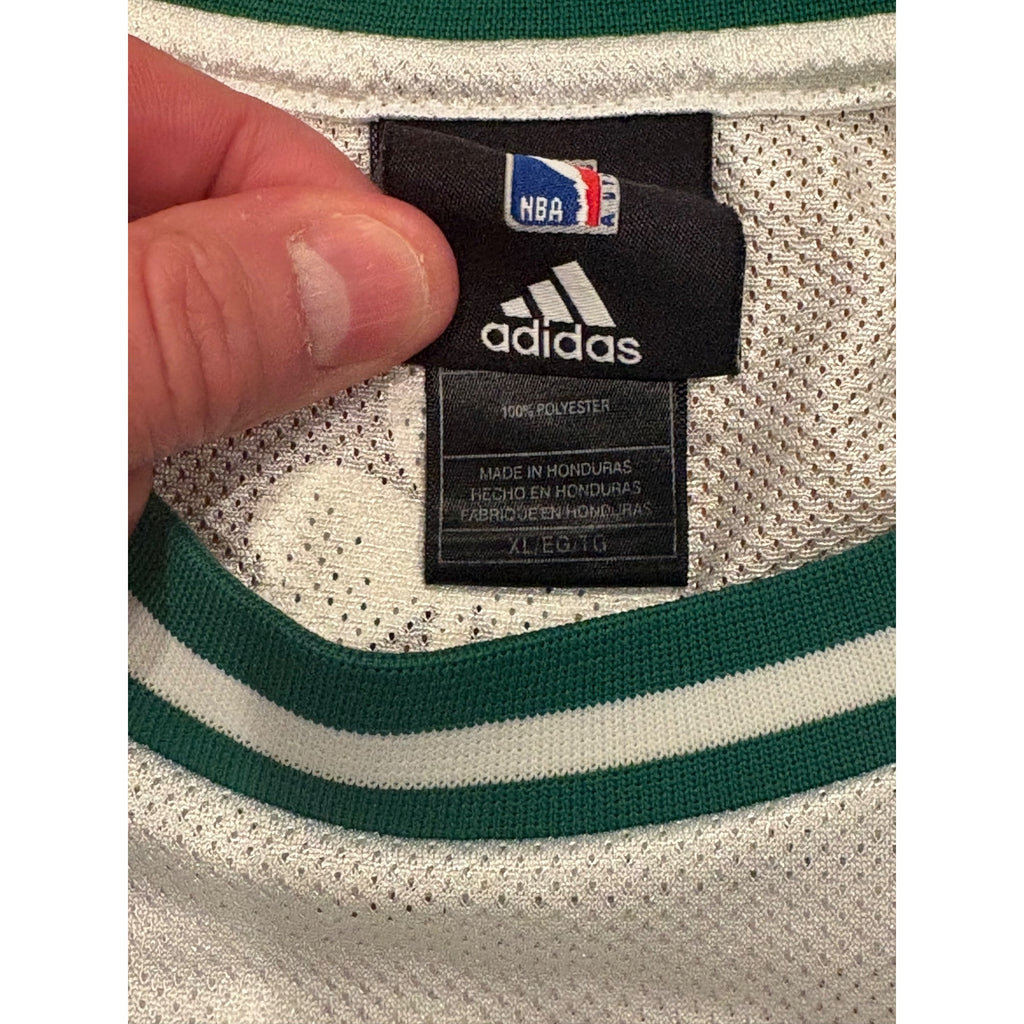Adidas Boston Celtics Kevin Garnett #5 NBA Basketball Jersey White Men's XL
