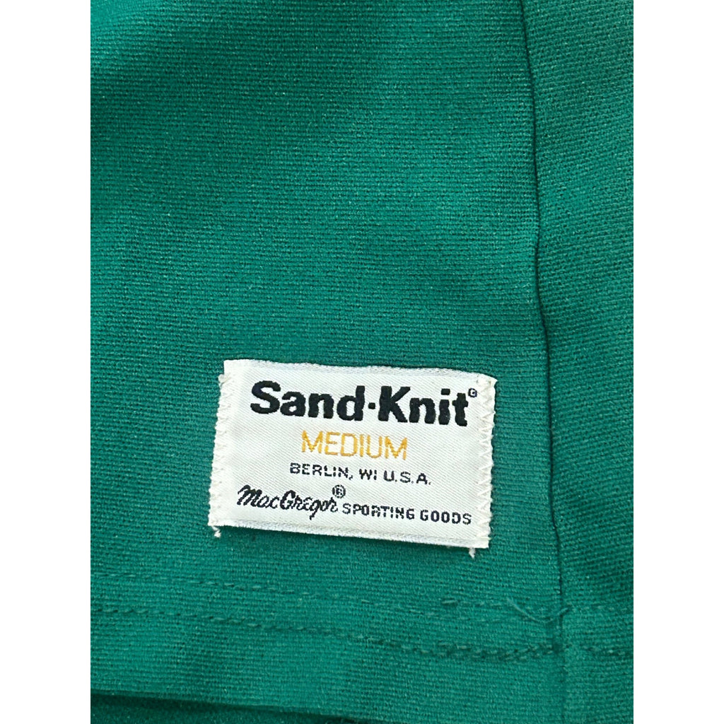 Vintage 1980's Sand-Knit Boston Celtics Larry Bird #33 NBA Jersey Green Medium