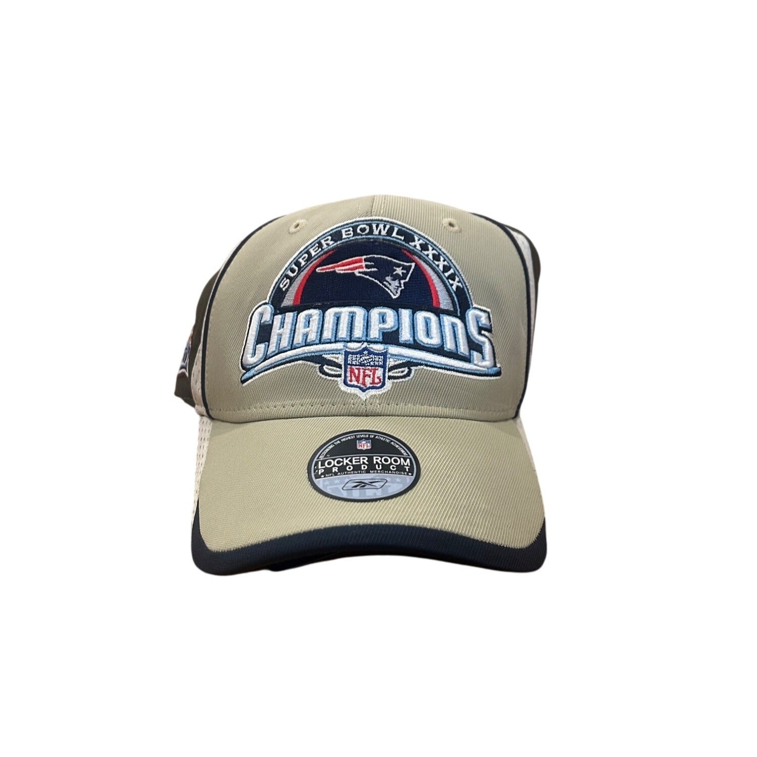 Reebok New England Patriots Super Bowl 39 XXXIX Champions Locker Room Hat Cap