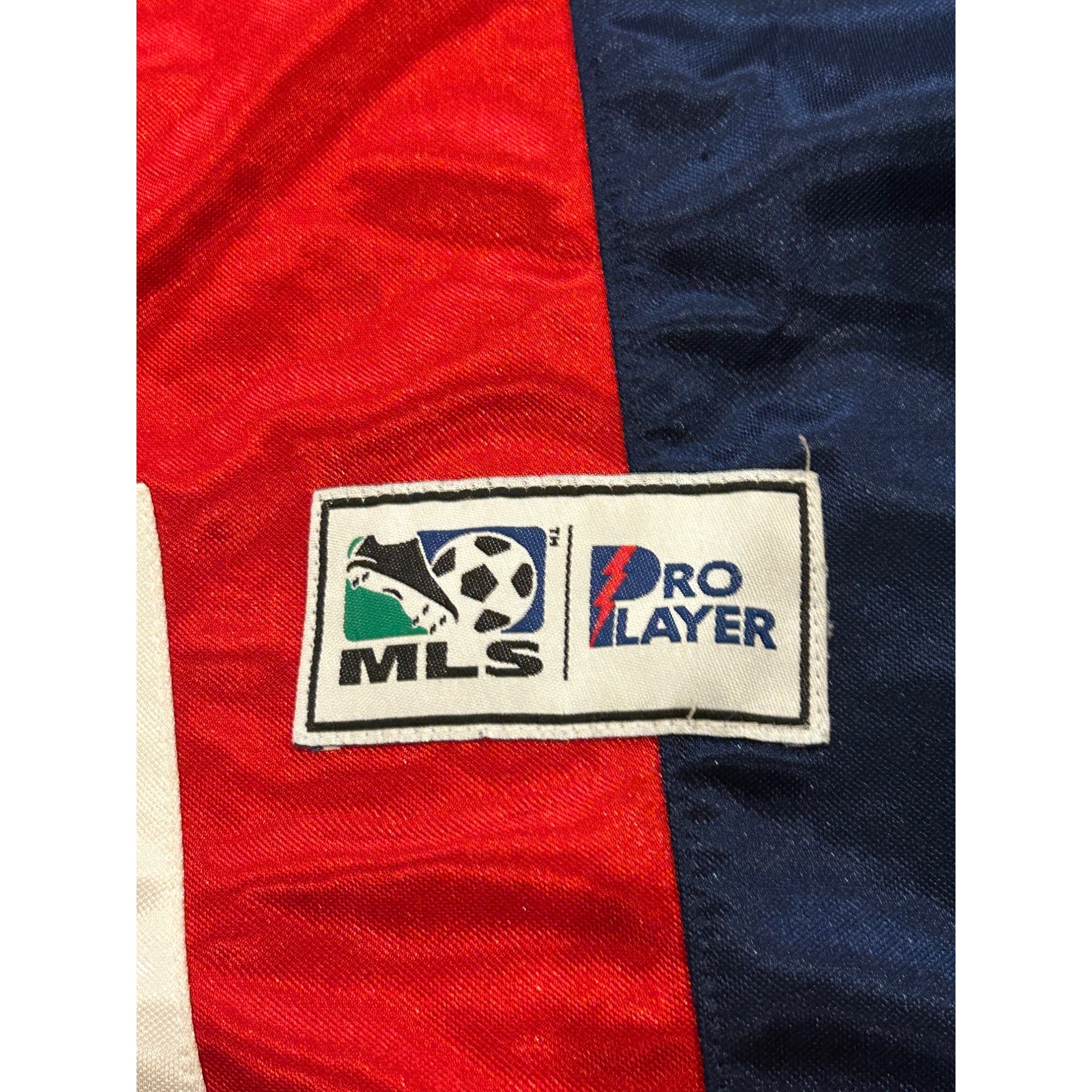Pro Player New England Revolution Blank Jersey Vtg 90s MLS Soccer Sewn Blue L