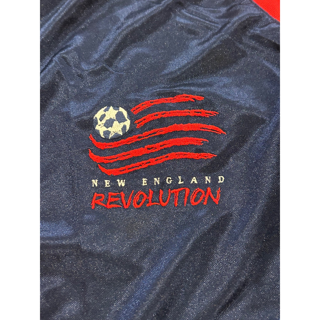 Pro Player New England Revolution Blank Jersey Vtg 90s MLS Soccer Sewn Blue L