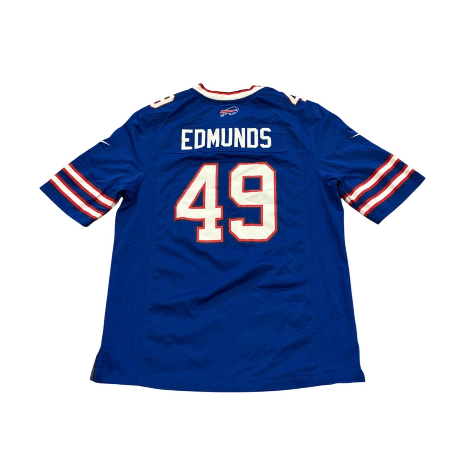 Nike Buffalo Bills Tremaine Edmunds #49 Blue NFL Football Jersey Men's Large