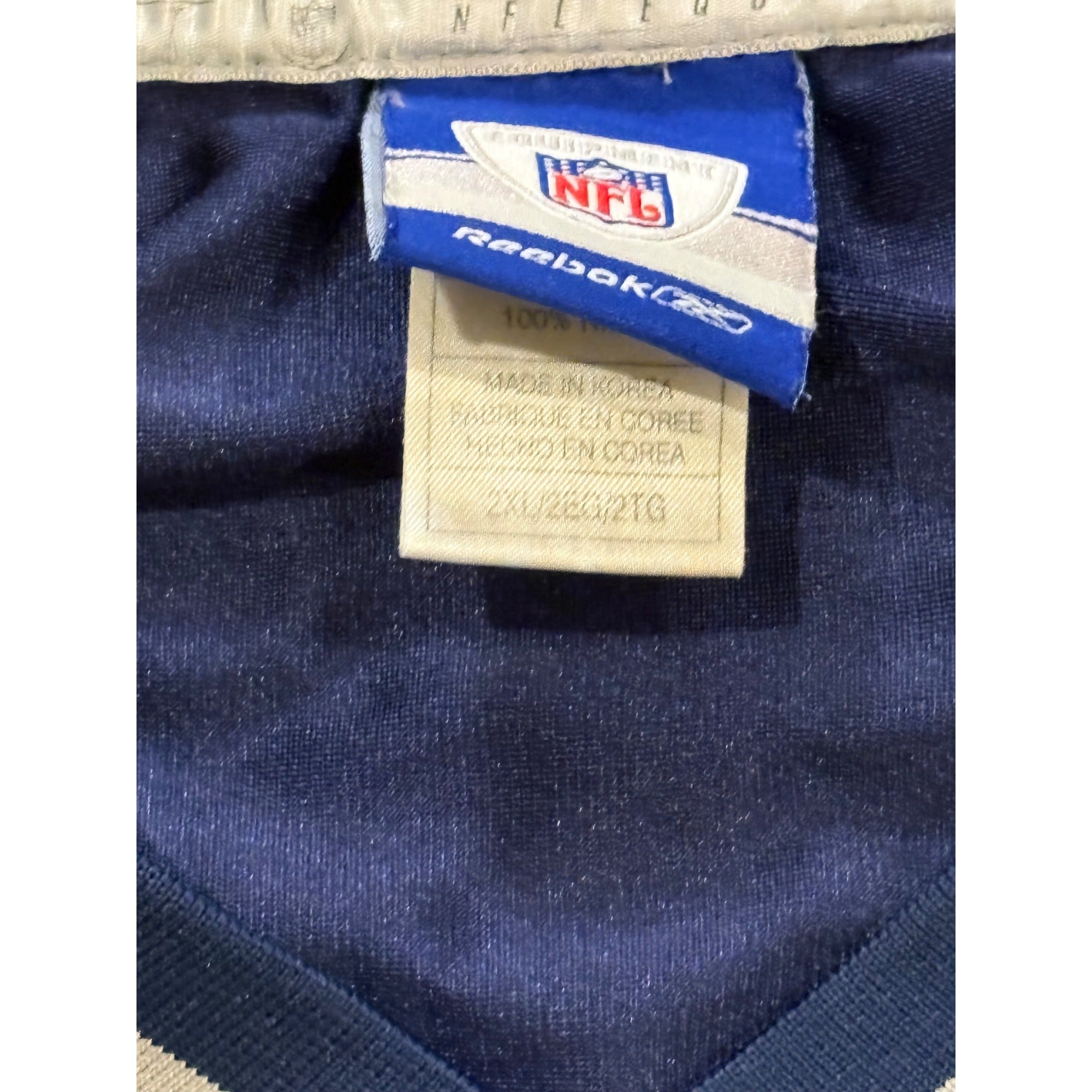 Vintage Reebok New England Patriots Ty Law #24 NFL Football Jersey Men's 2XL