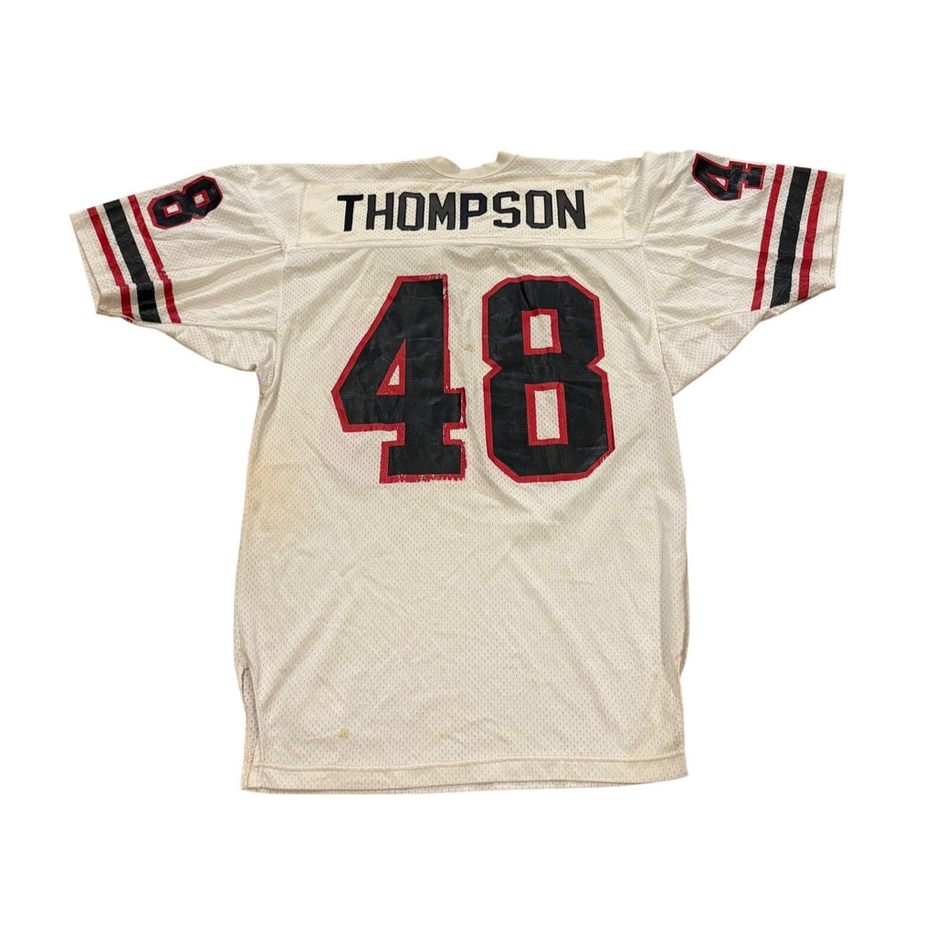 Rare 1976 Atlanta Falcons Game Worn Woody Thompson #48 NFL Football Jersey Sz 46