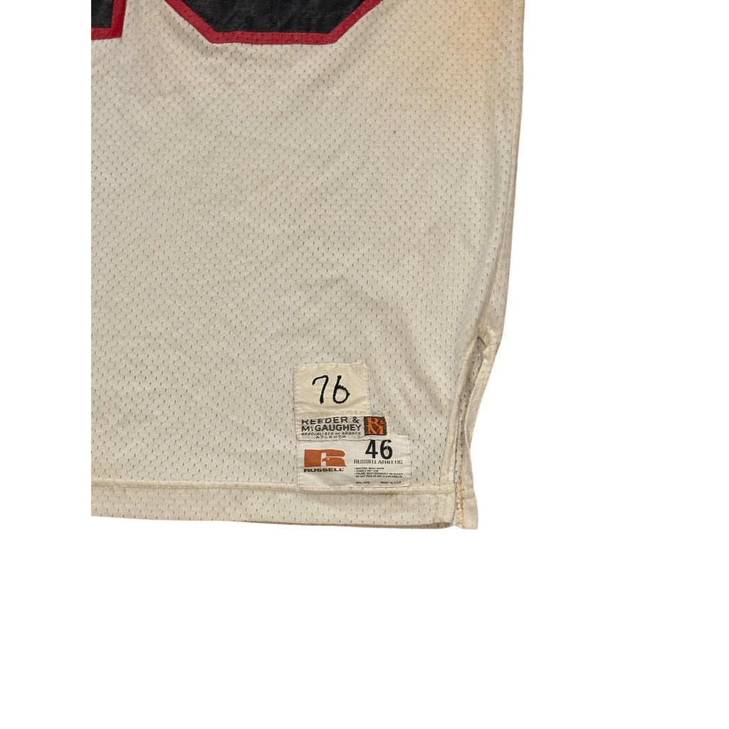 Rare 1976 Atlanta Falcons Game Worn Woody Thompson #48 NFL Football Jersey Sz 46